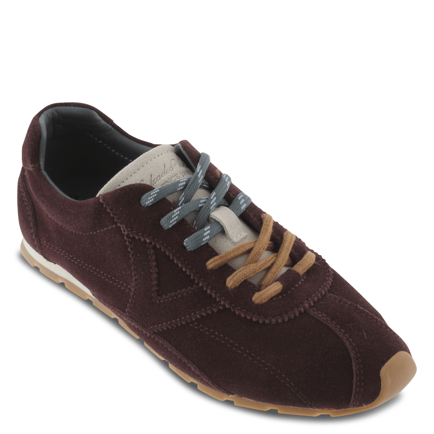 Leather low-top sneakers VICTORIA Brown