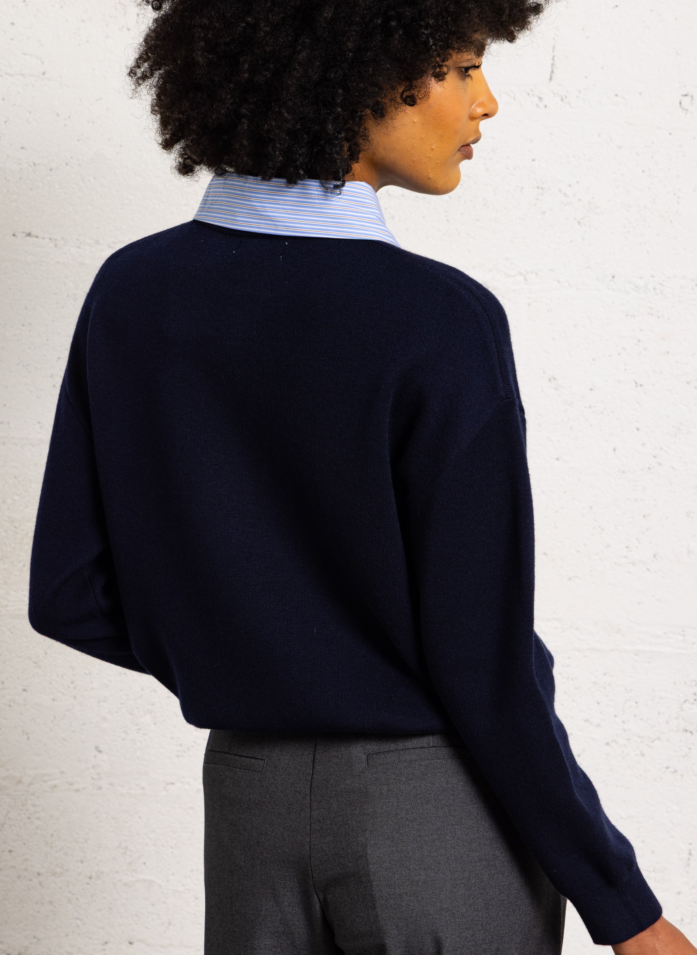 Sjaal van fantasietricot - Aly SUNCOO Blauw