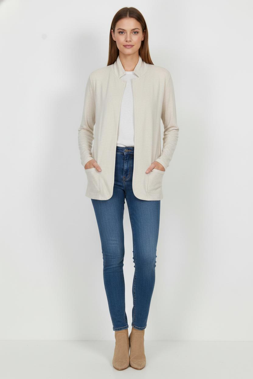Jacket MAJESTIC FILATURES - SECONDE MAIN Beige
