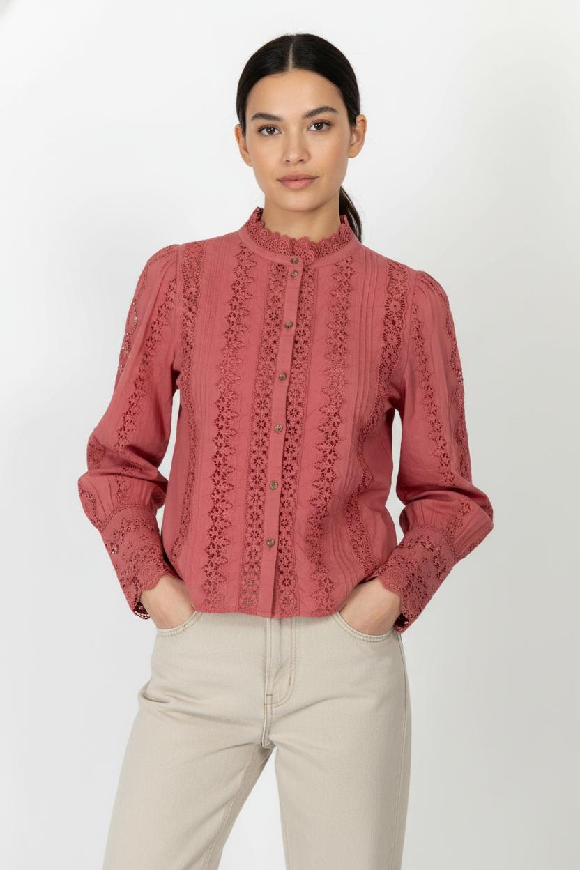 Blouse SEZANE - Seconde main Rose