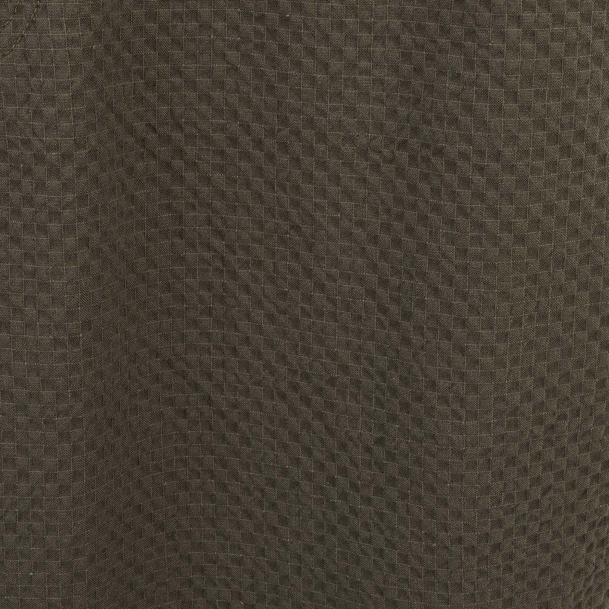 Cotton seersucker pants with elastic waist SERGE BLANCO Brown