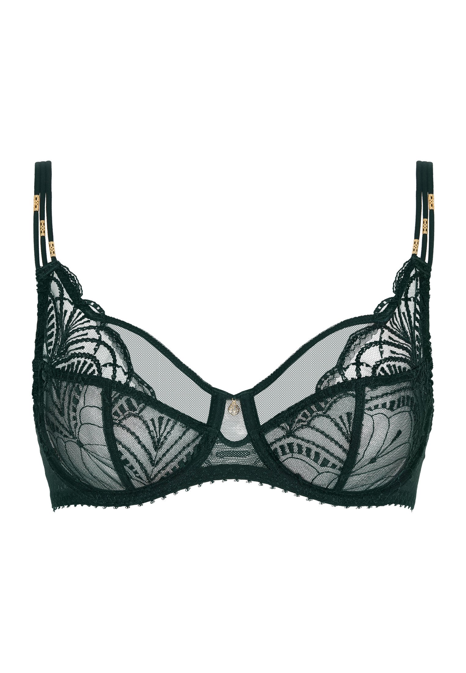 Balconette bra AUBADE Green