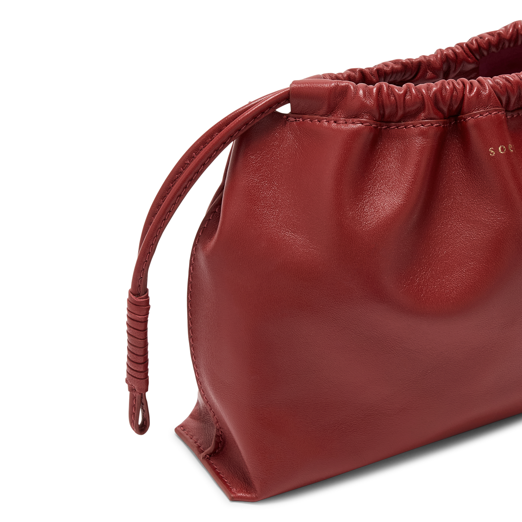Umhängetasche aus Leder SOEUR Rot