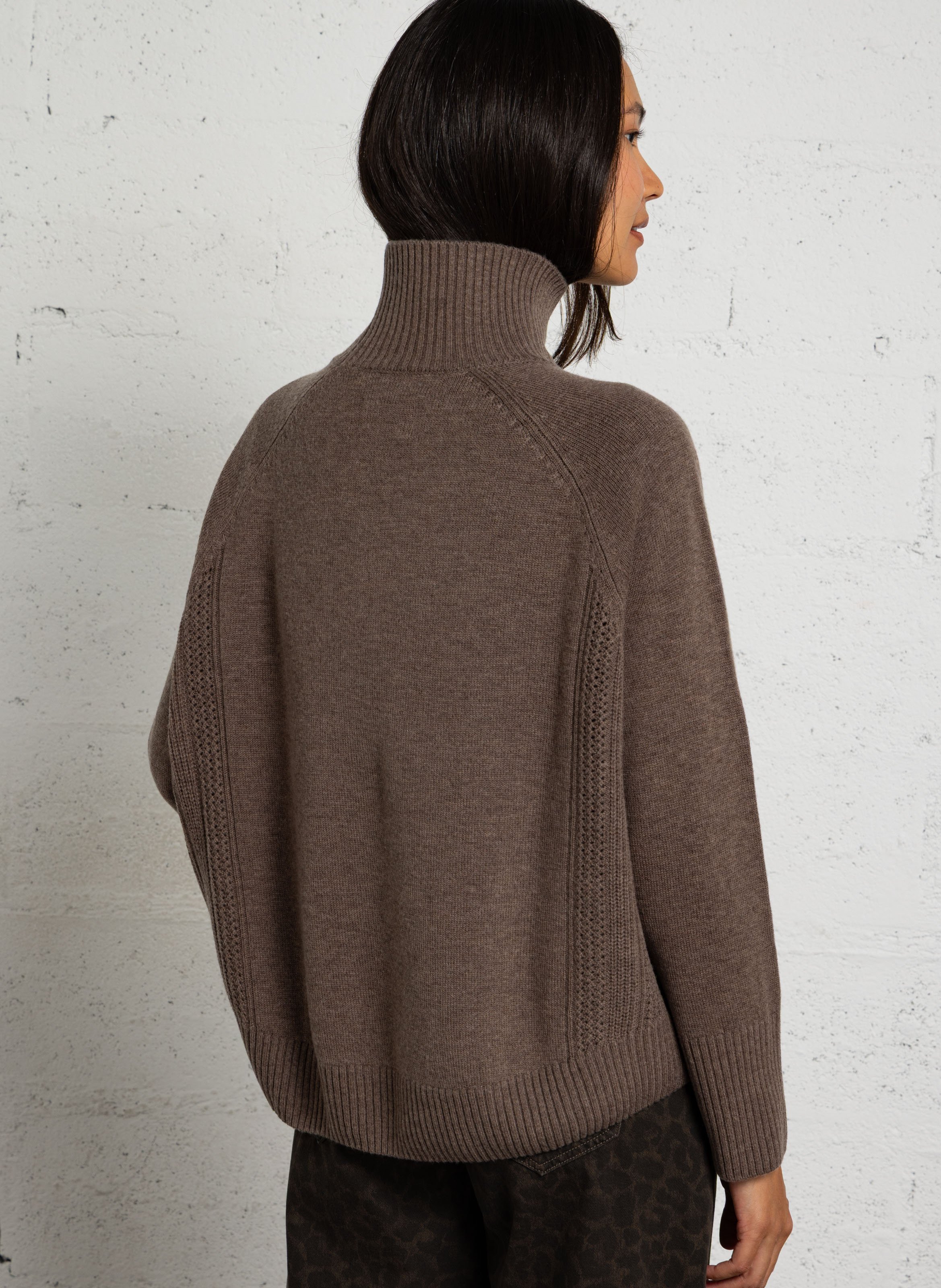 Oversized wool sweater DES PETITS HAUTS Grey
