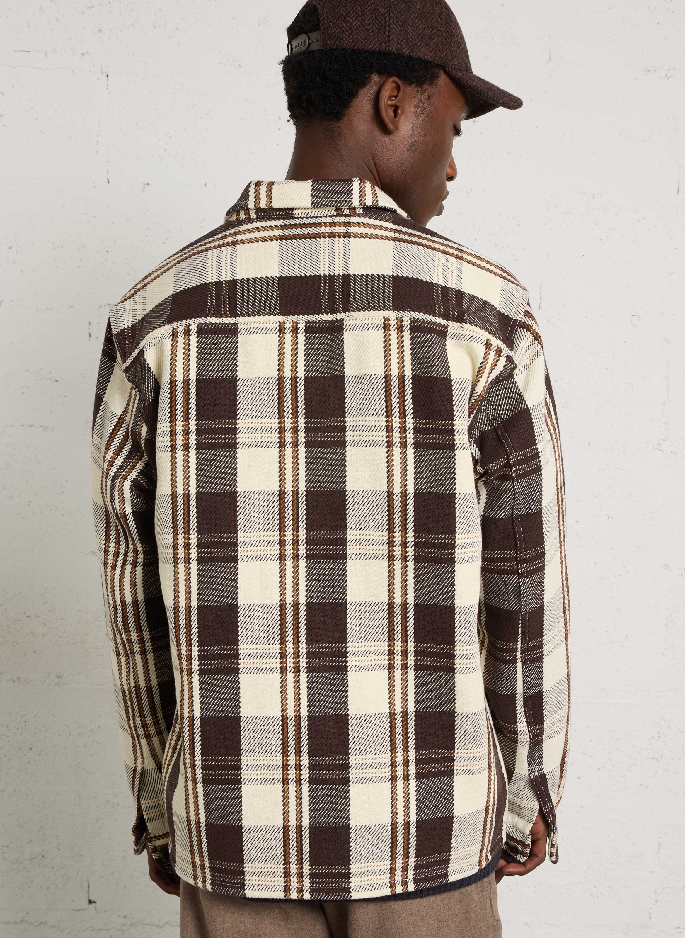 Surchemise ample à carreaux LES DEUX Beige