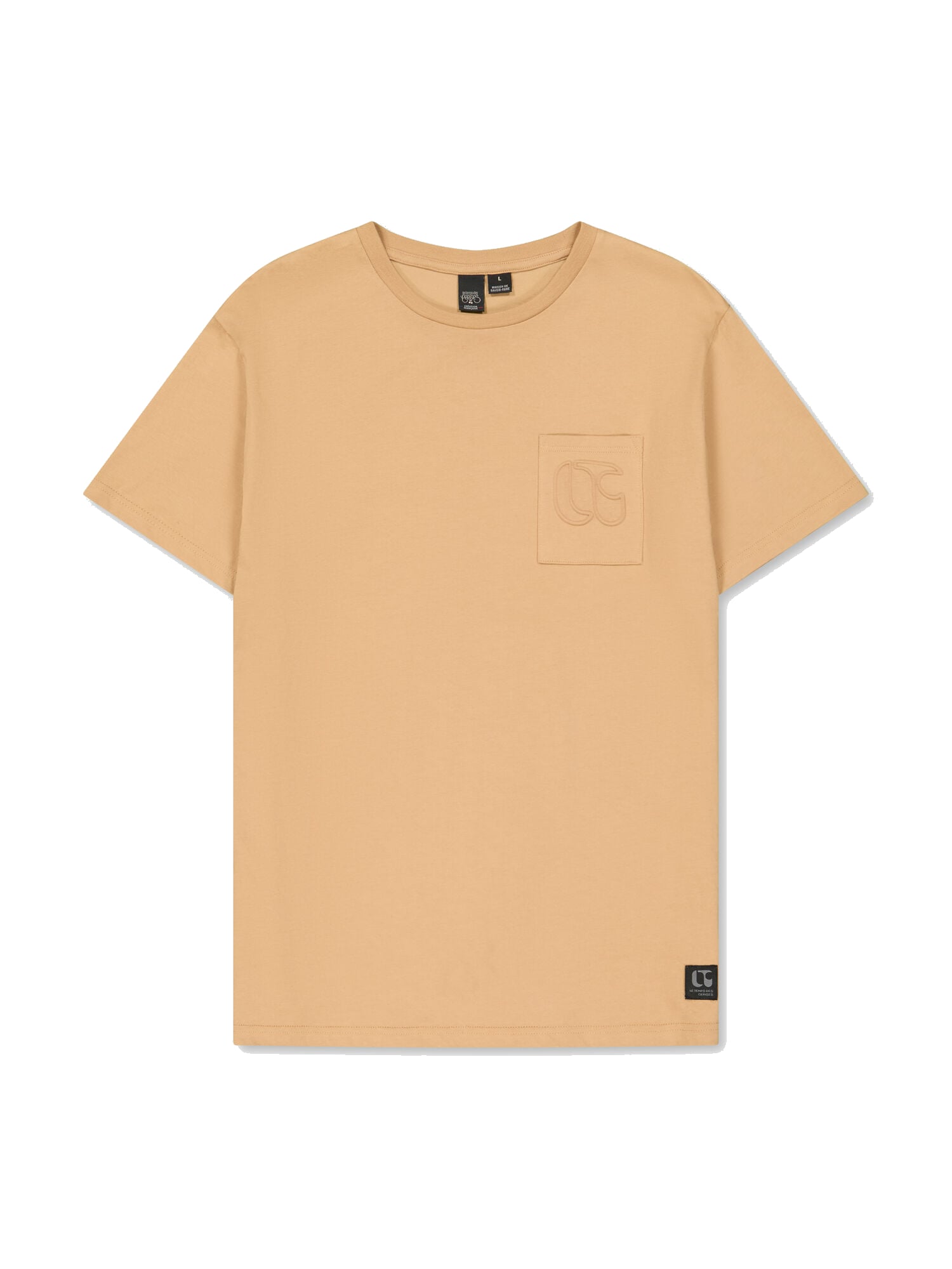 Round-neck T-shirt LE TEMPS DES CERISES Beige