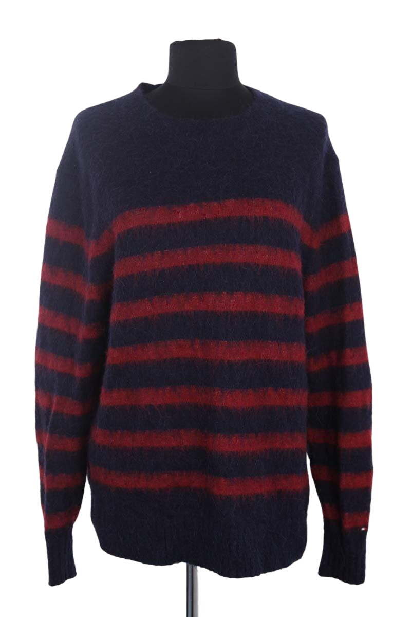 Red striped sweater and TOMMY HILFIGER - SECONDE MAIN Blue