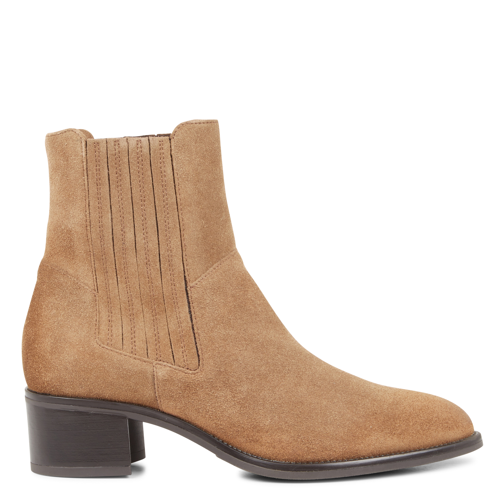 Leather mid-calf boots JONAK Brown