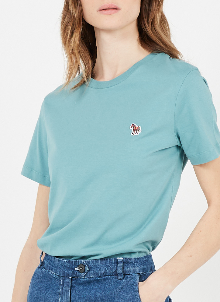 Round-neck organic cotton T-shirt PAUL SMITH Blue