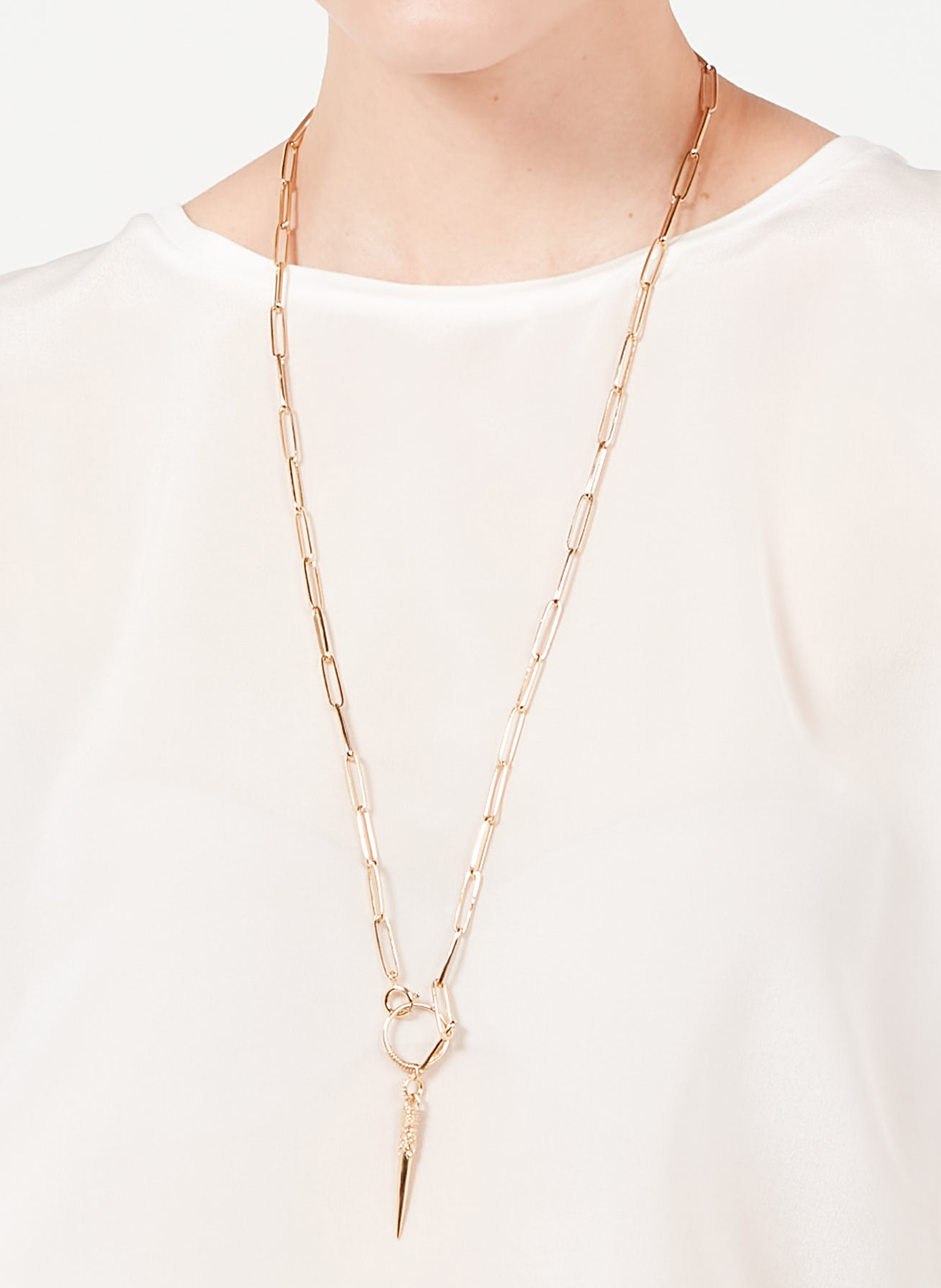 Halssnoer van massief zilver BA&SH Goudkleurig