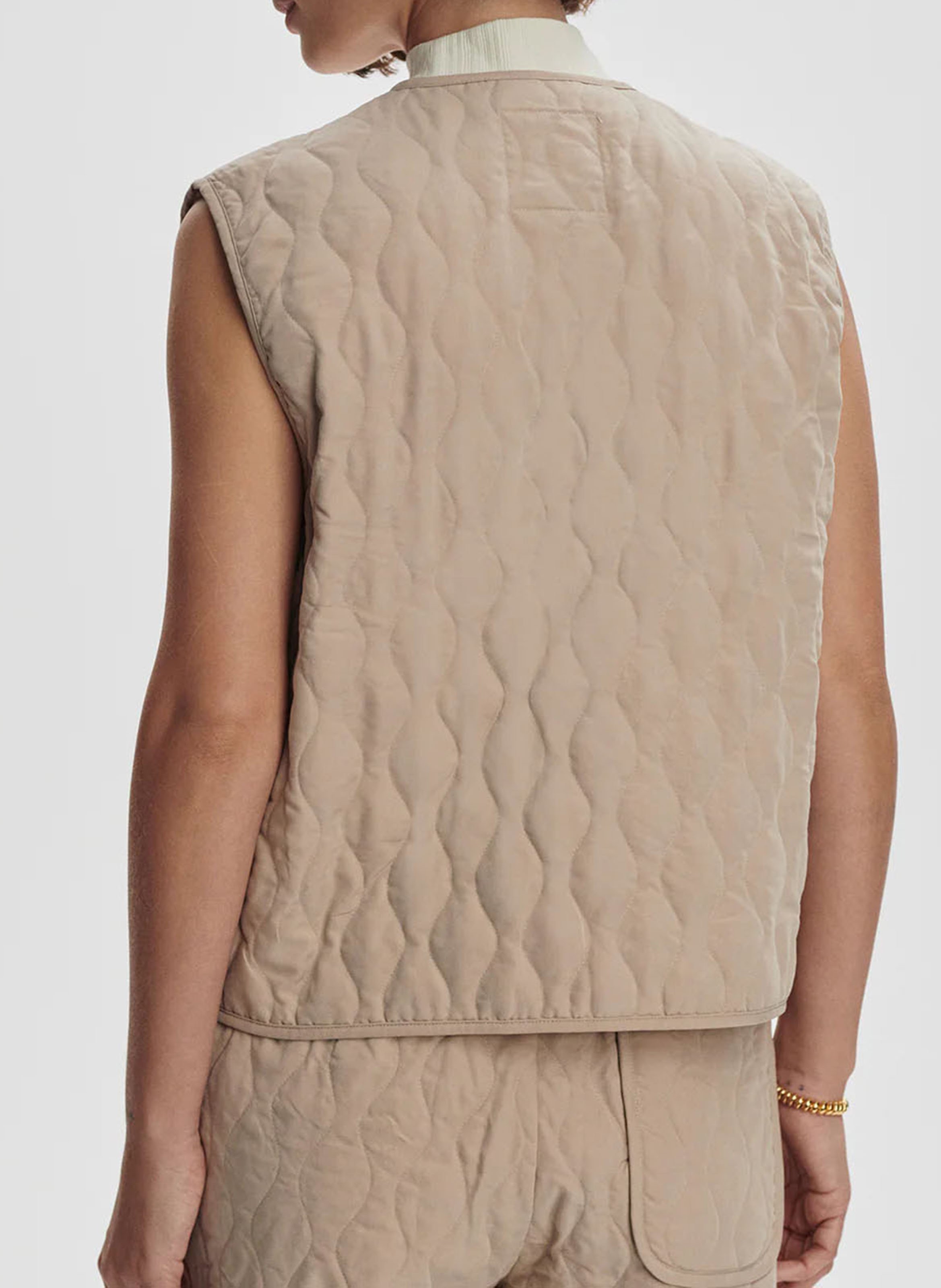 Jacke mit rundem Kragen VARLEY Beige