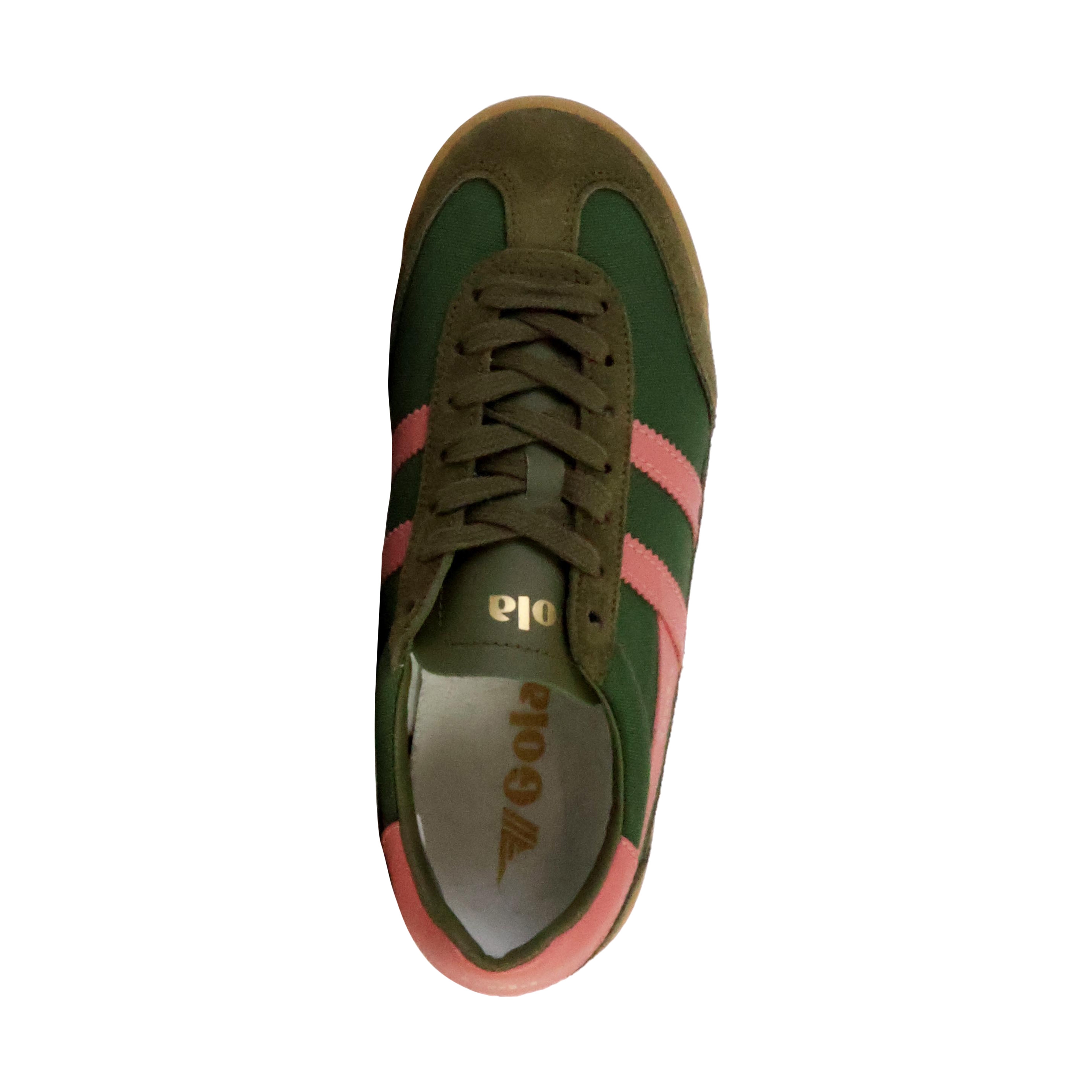 Leather sneakers tornado GOLA Green