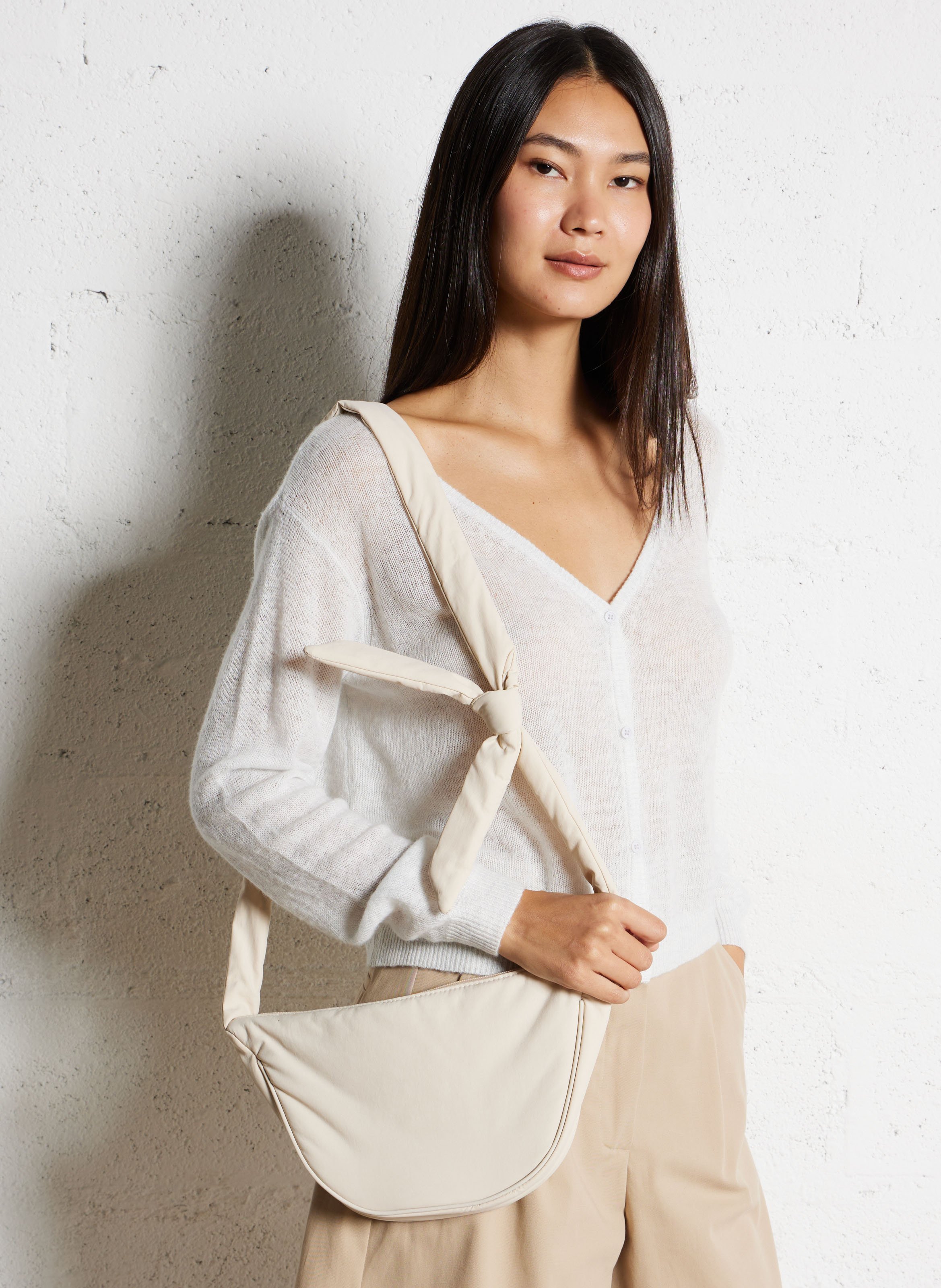 Baindeminuit shoulder bag PIECES Beige