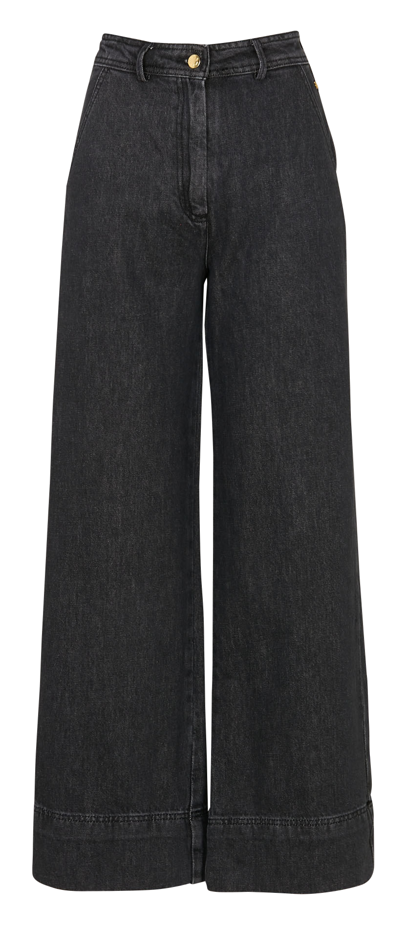 Jean large en coton DES PETITS HAUTS Noir