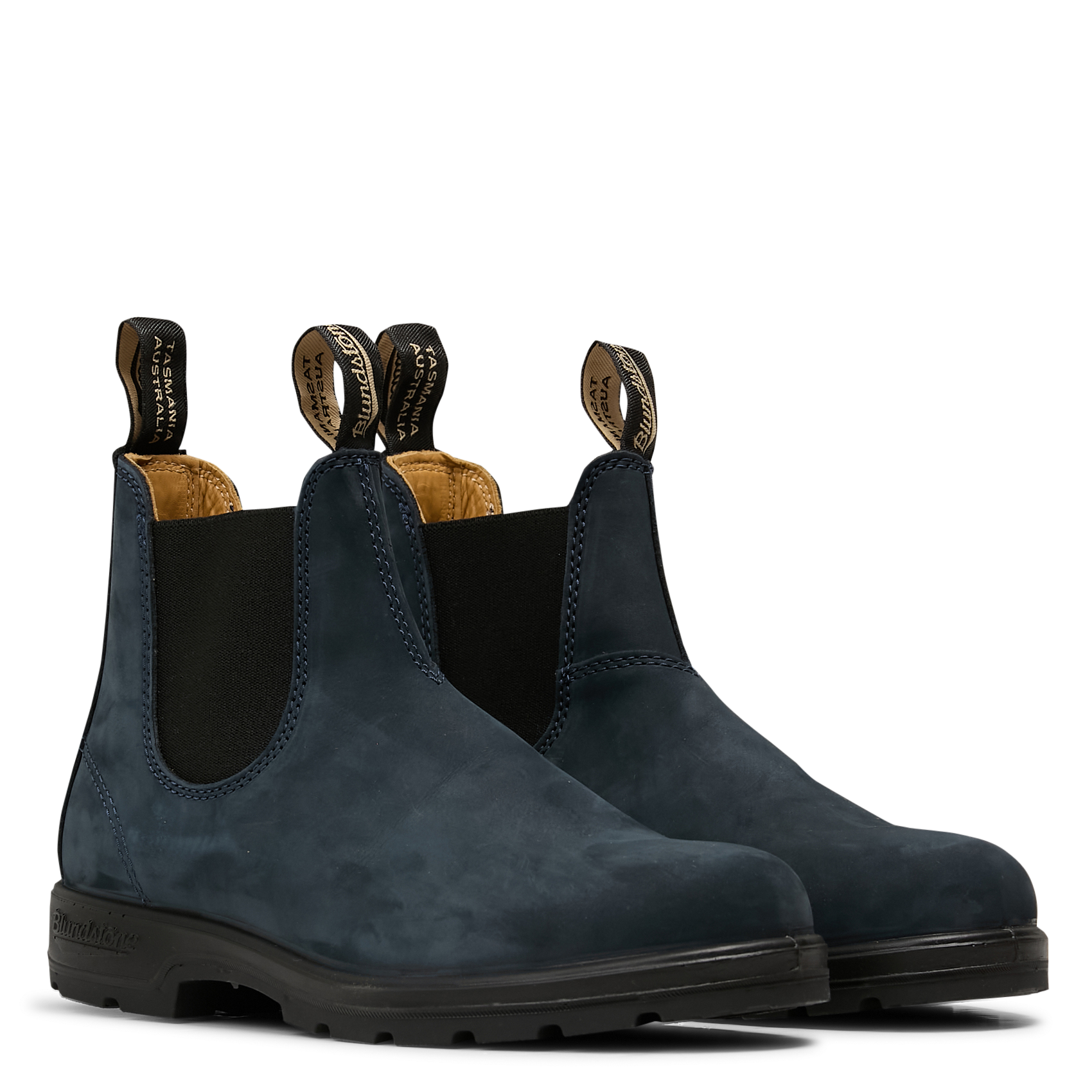 Bianca leather ankle boots BLUNDSTONE Blue