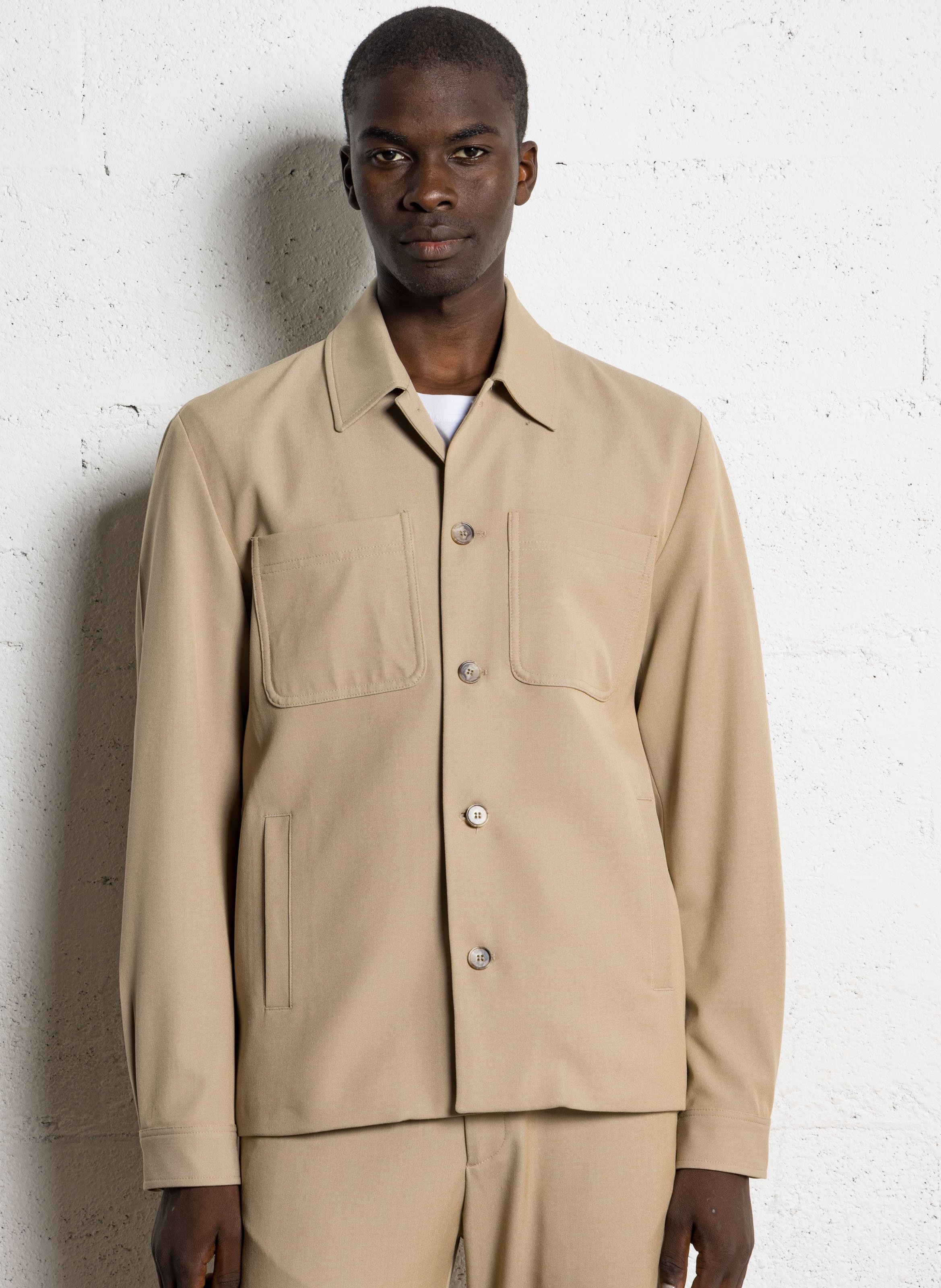 Veste col classique  LES DEUX Beige