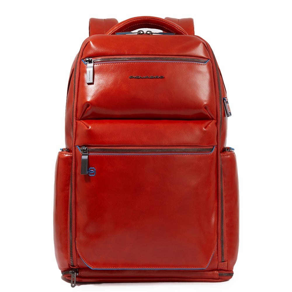 Backpack for laptop and iPad® with shockproof and RFID anti-fraud protection, anti-theft cable PIQUADRO