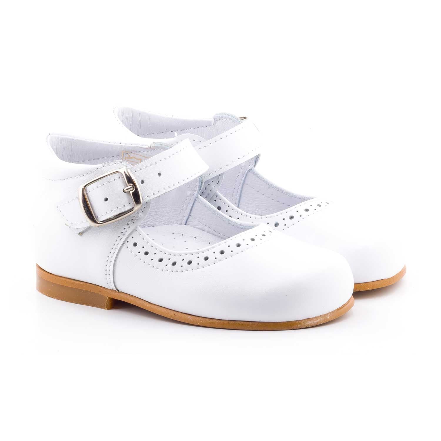 Chaussures bebe filles Boni & Sidonie Blanc