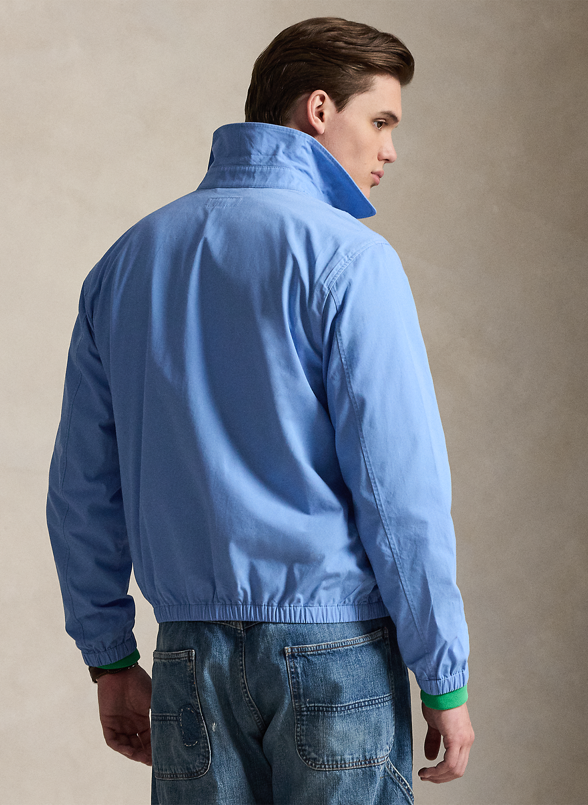 Windbreaker jacket with zip POLO RALPH LAUREN Blue