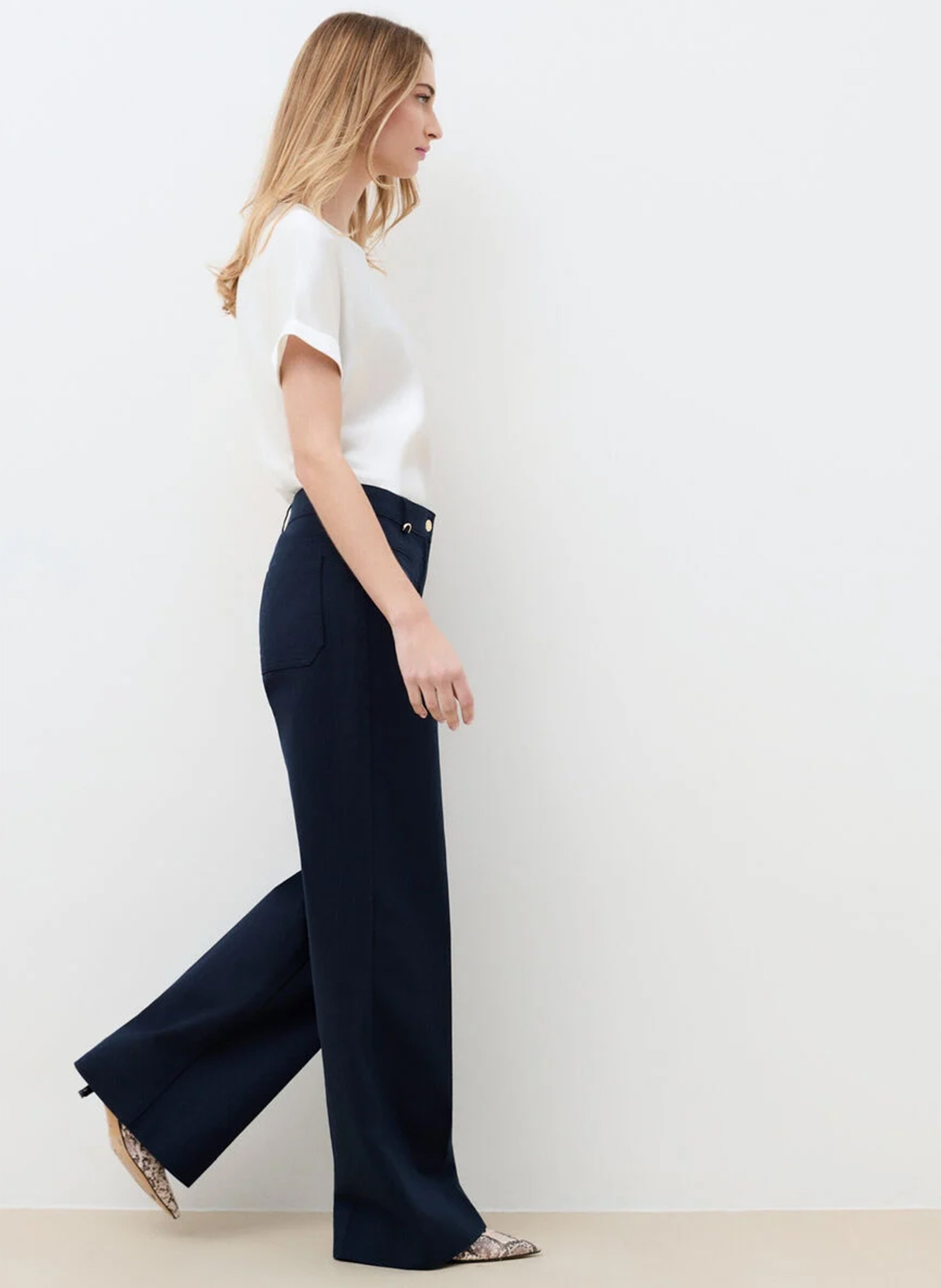 Jean large CAROLL Bleu