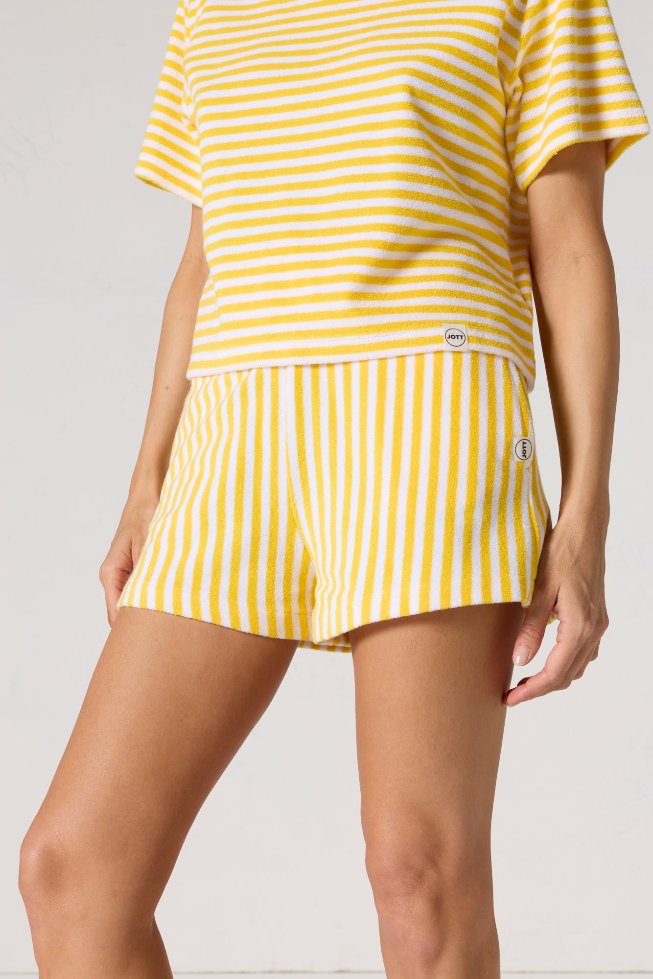 Top éponge silica stripe JOTT Jaune