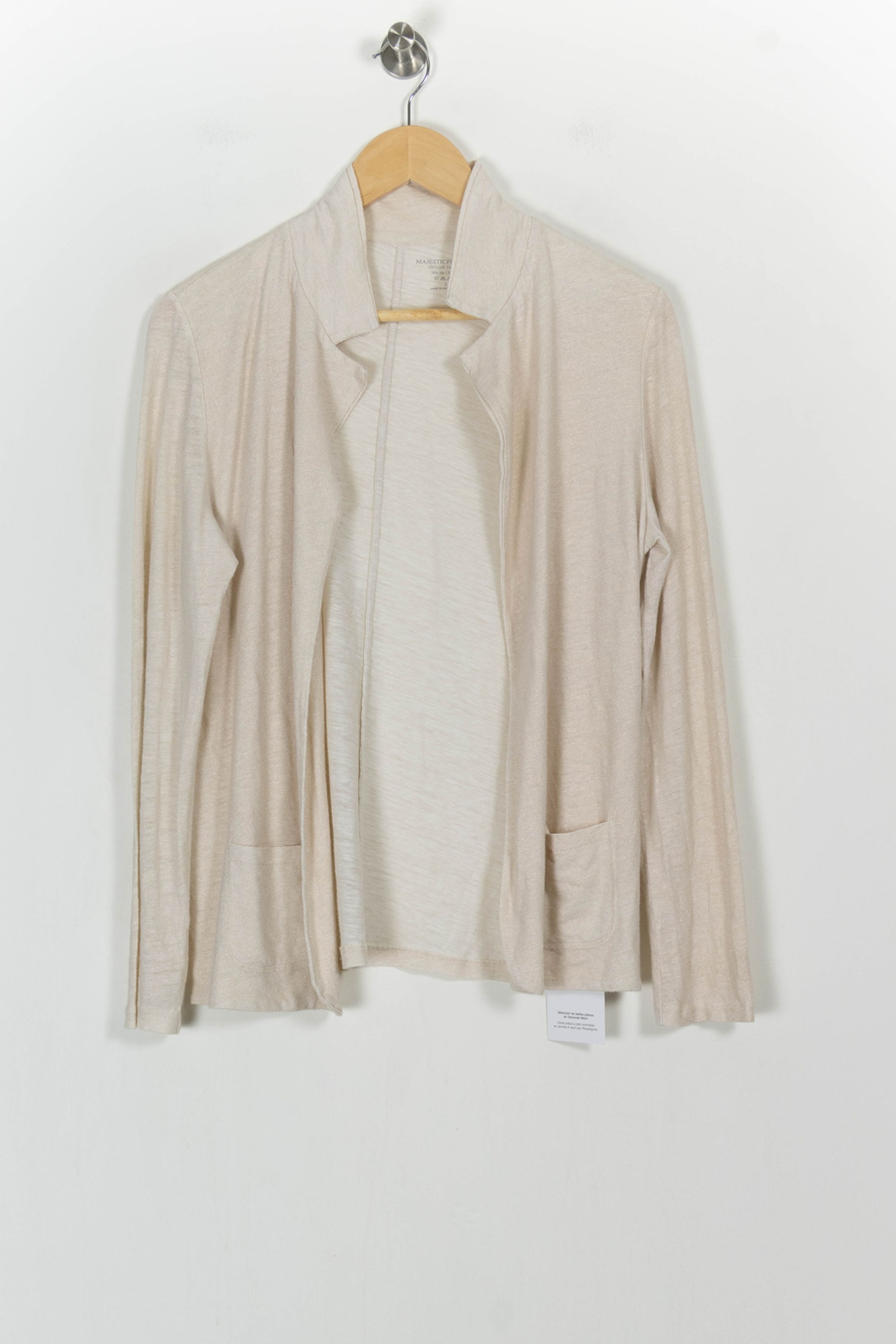 Jacket MAJESTIC FILATURES - SECONDE MAIN Beige