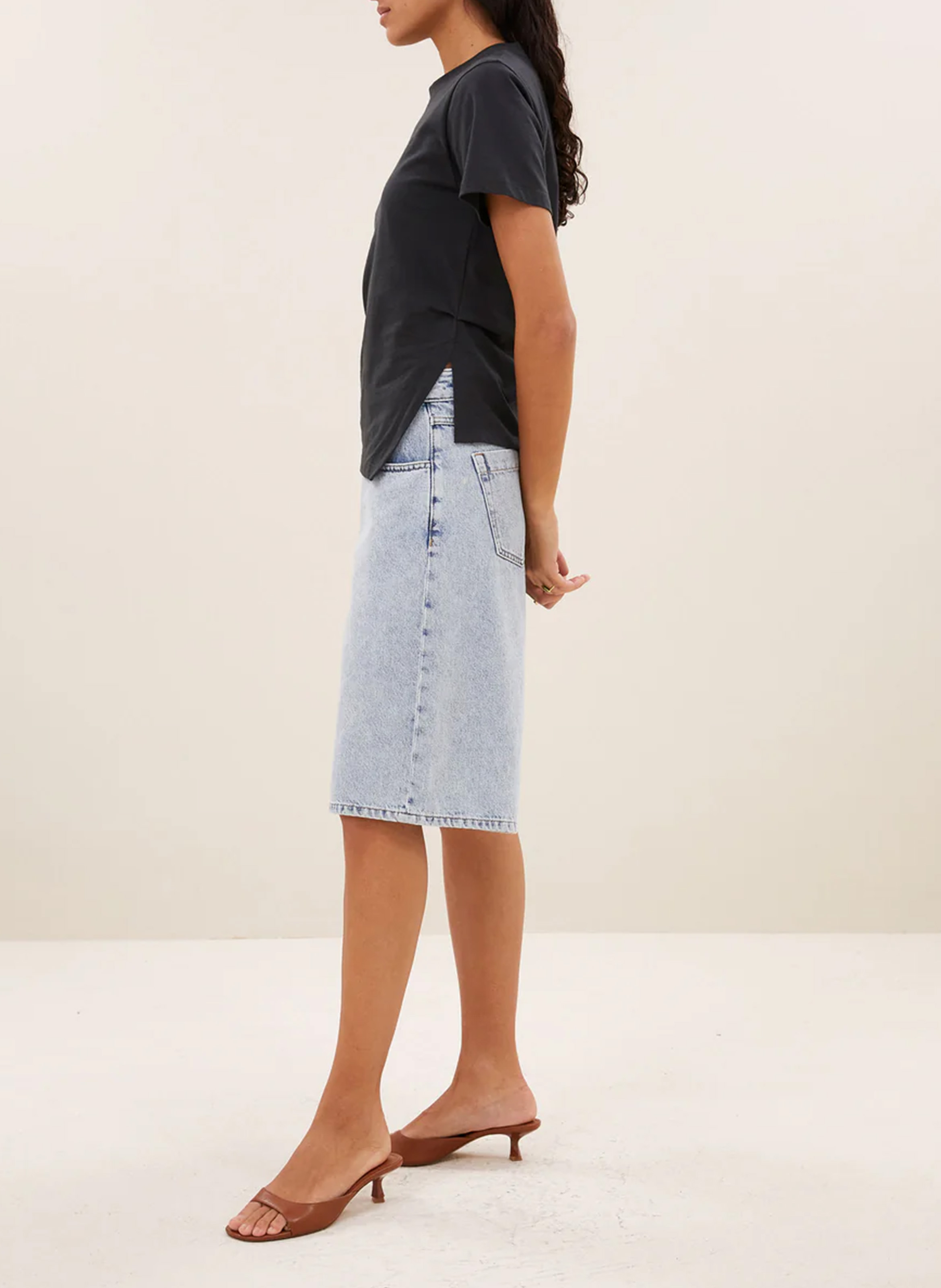 Große Bermuda-Shorts aus Bio-Baumwolle BY BAR Blau