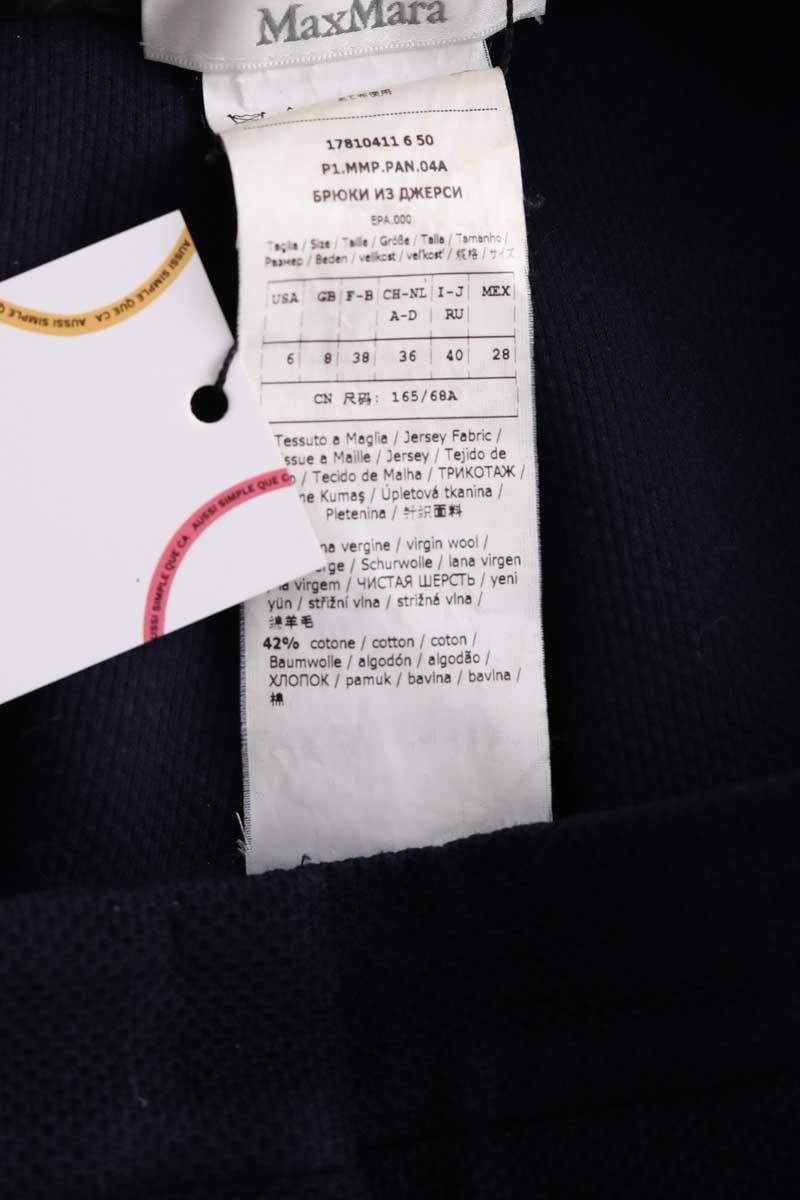 Wide-leg pants MAX MARA - Seconde Main Blue
