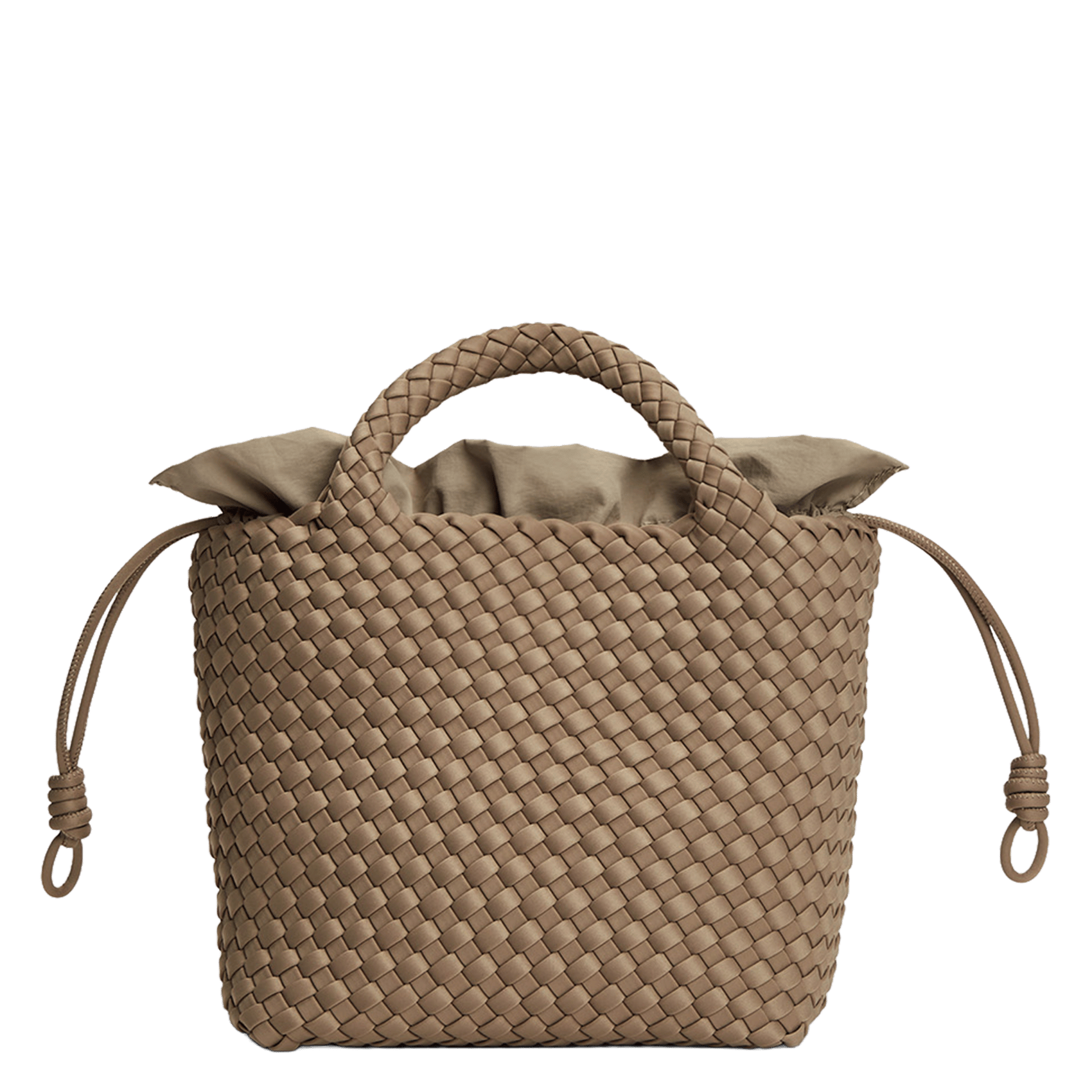 Geflochtene Shopper-Tasche MARREA Beige