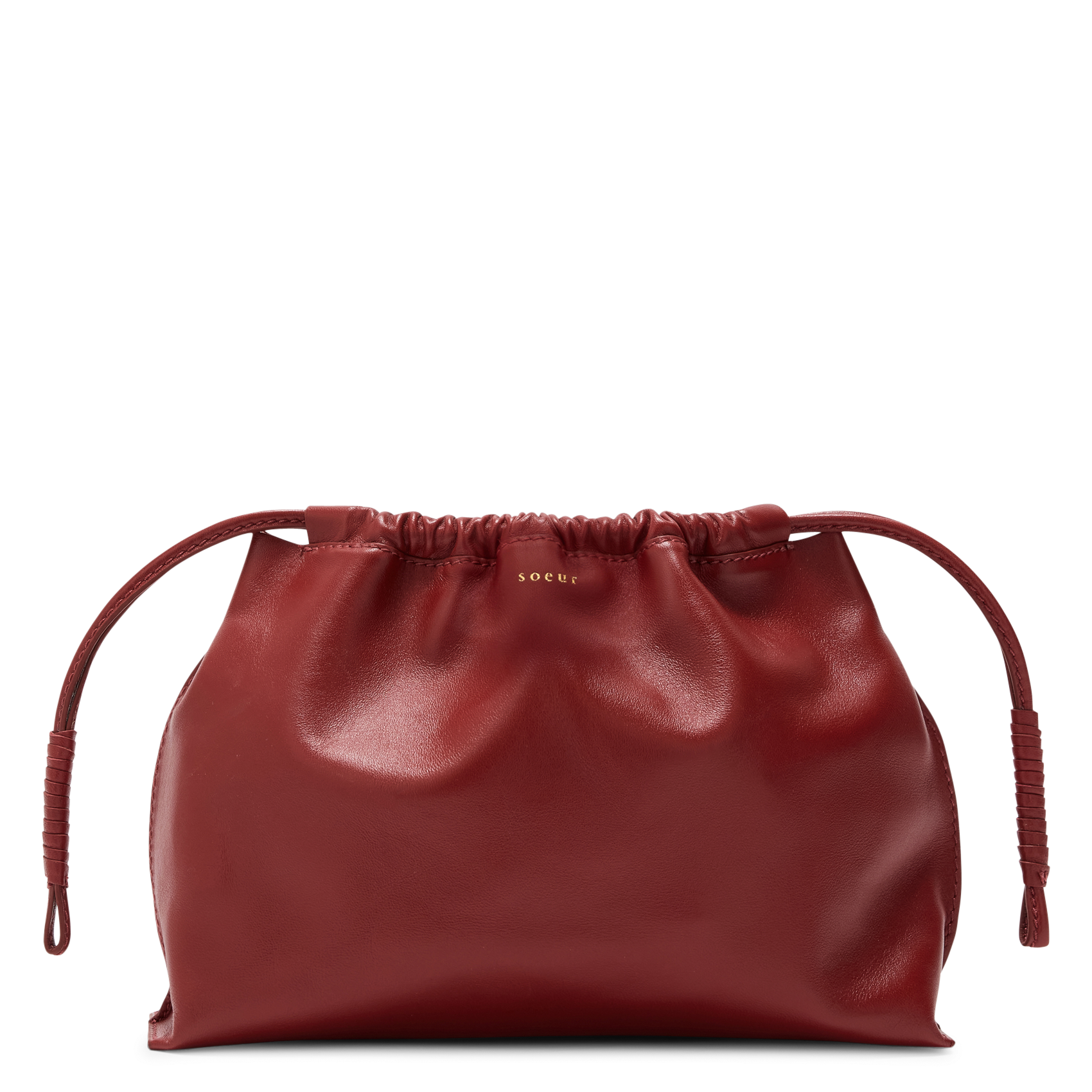 Umhängetasche aus Leder SOEUR Rot