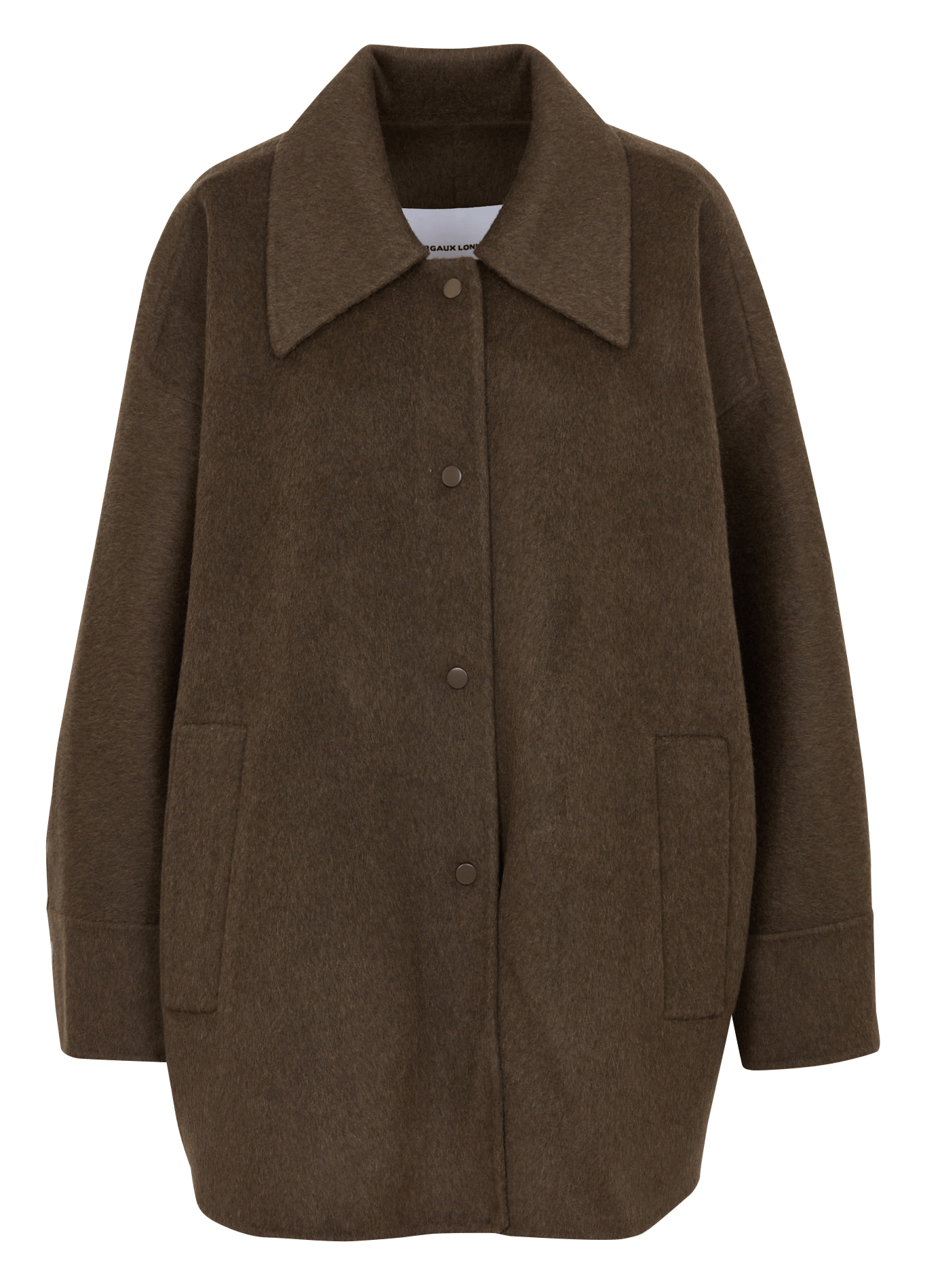 Oversized wool jacket MARGAUX LONNBERG Khaki