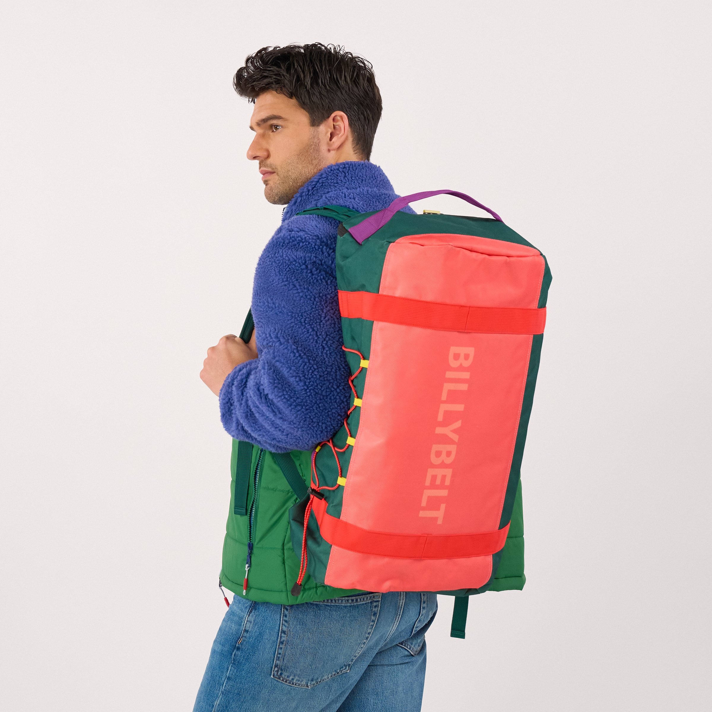 Travel bag made of recycled polyester BILLYBELT Green