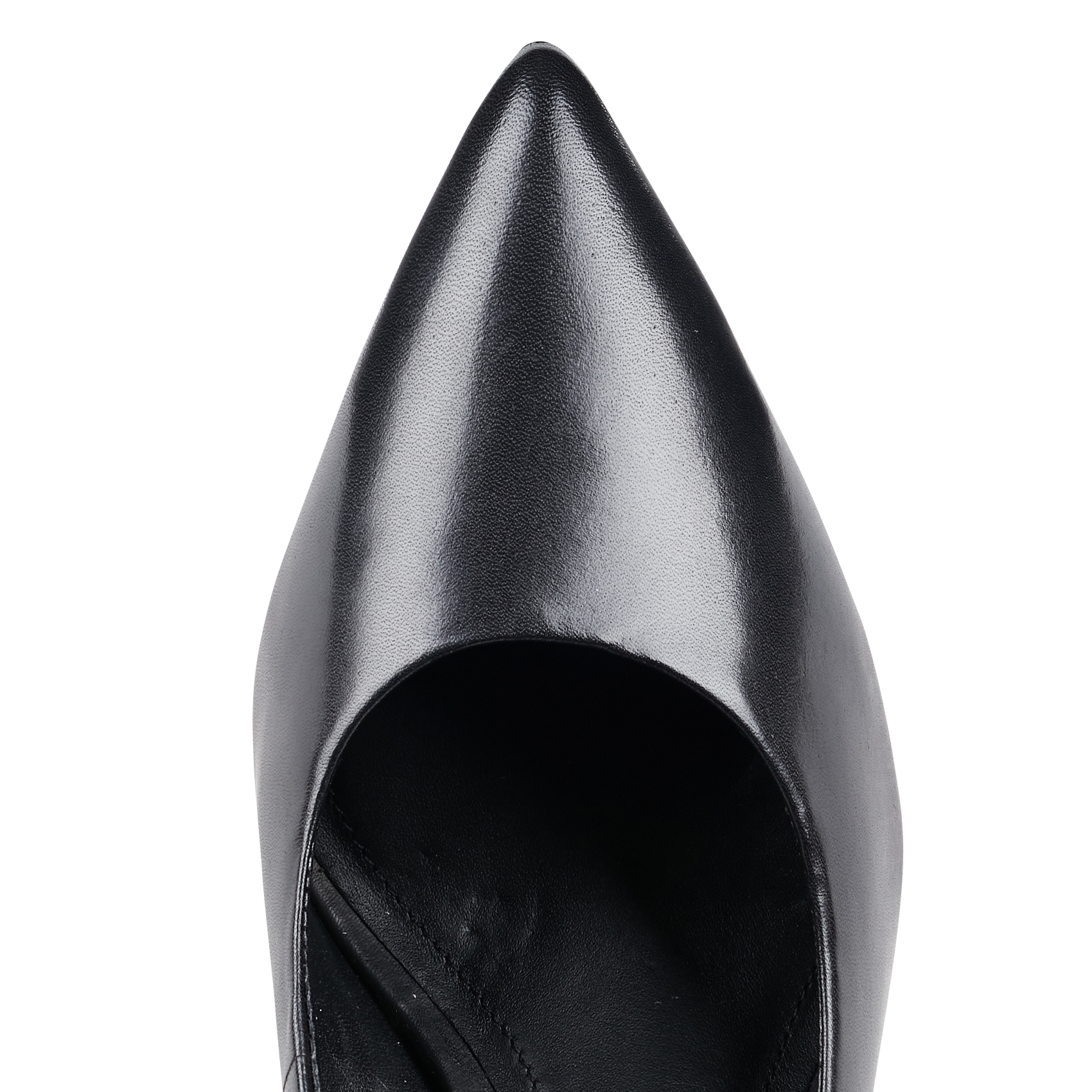 Heeled leather pumps COSMOPARIS Black