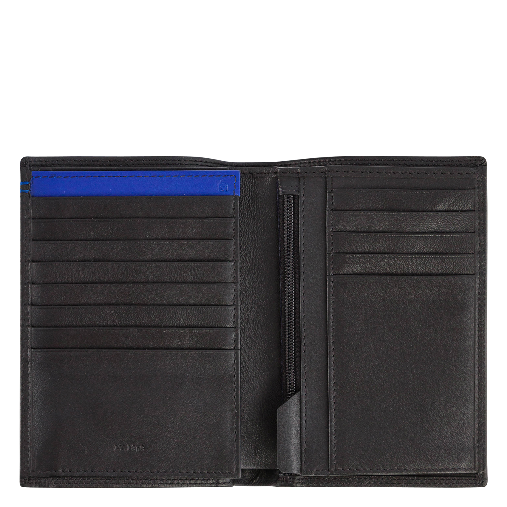 Leren portefeuille LE TANNEUR Zwart