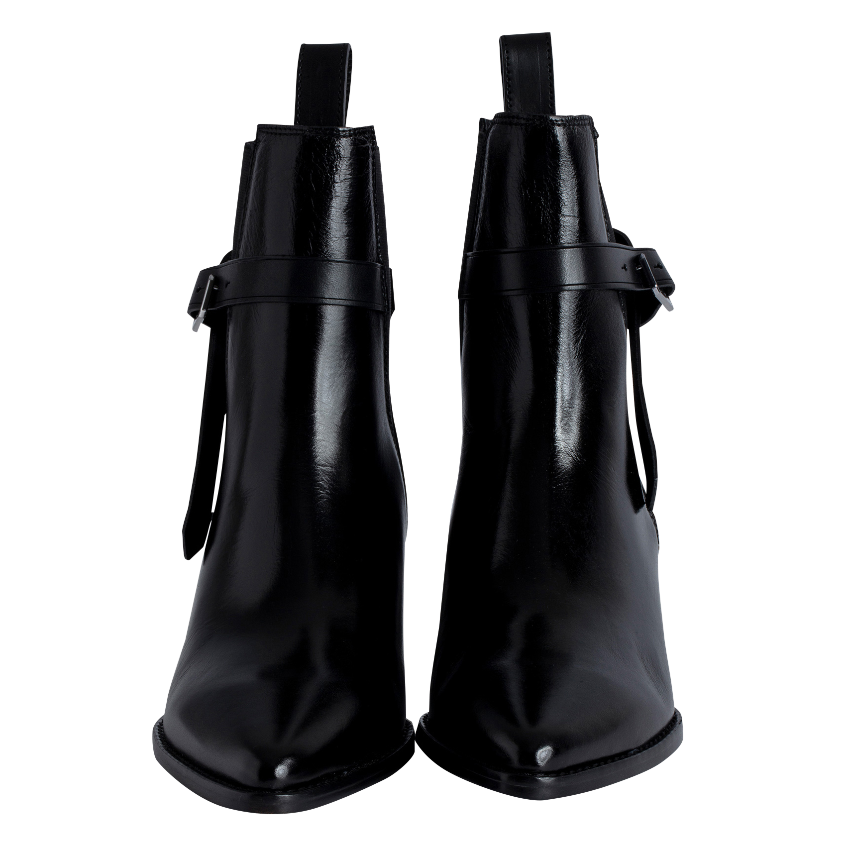 Bottines en cuir vernis ZADIG&VOLTAIRE Noir