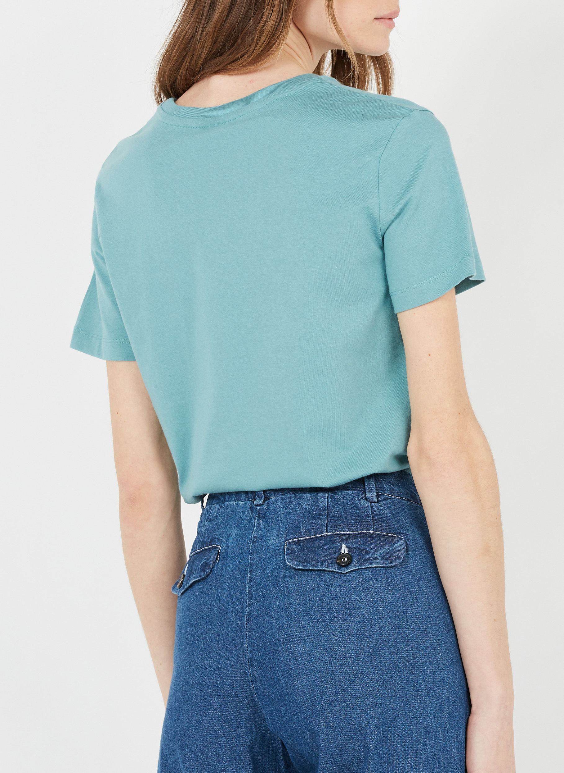 Round-neck organic cotton T-shirt PAUL SMITH Blue