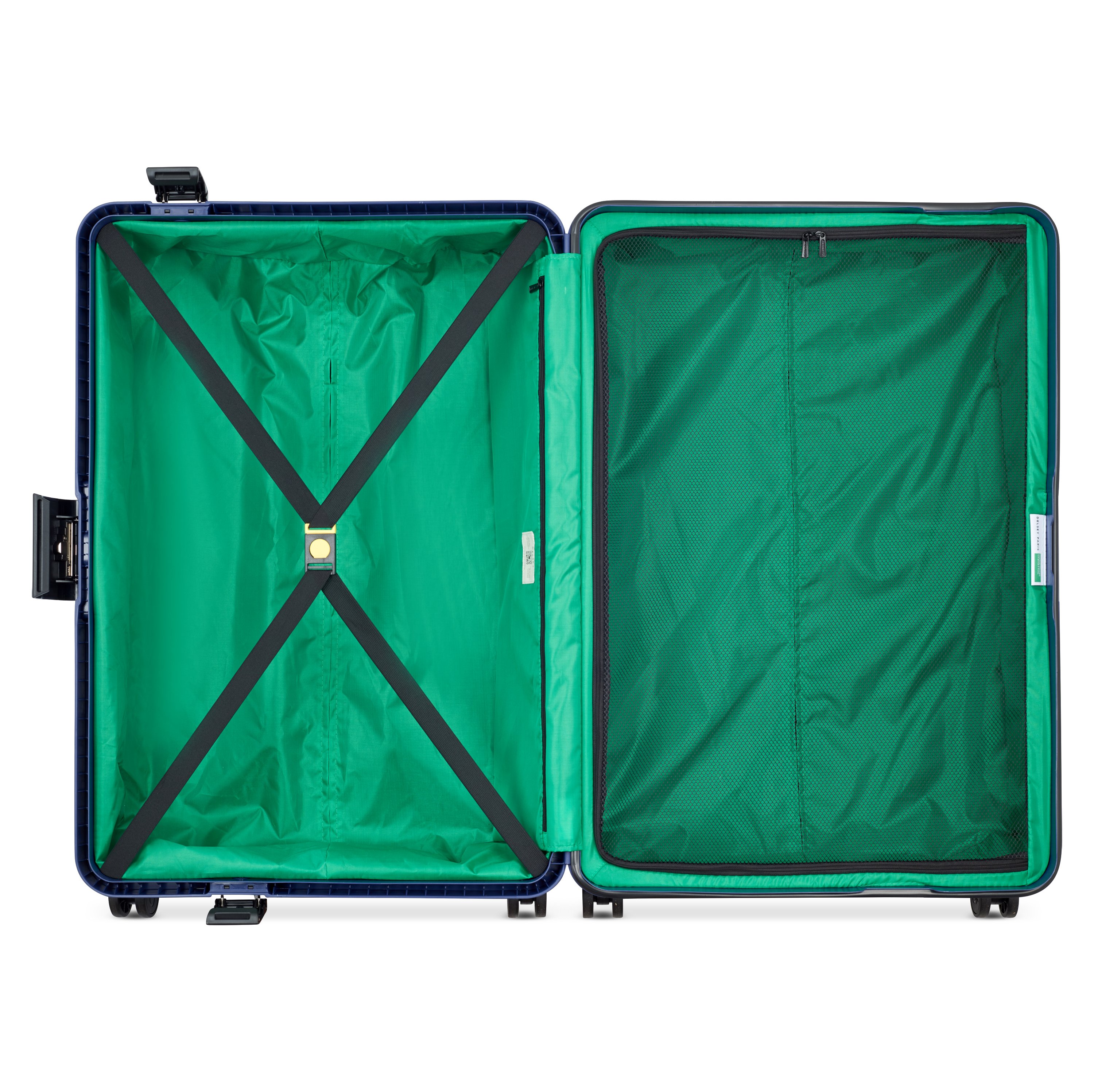 Rigid hold suitcase Blue
