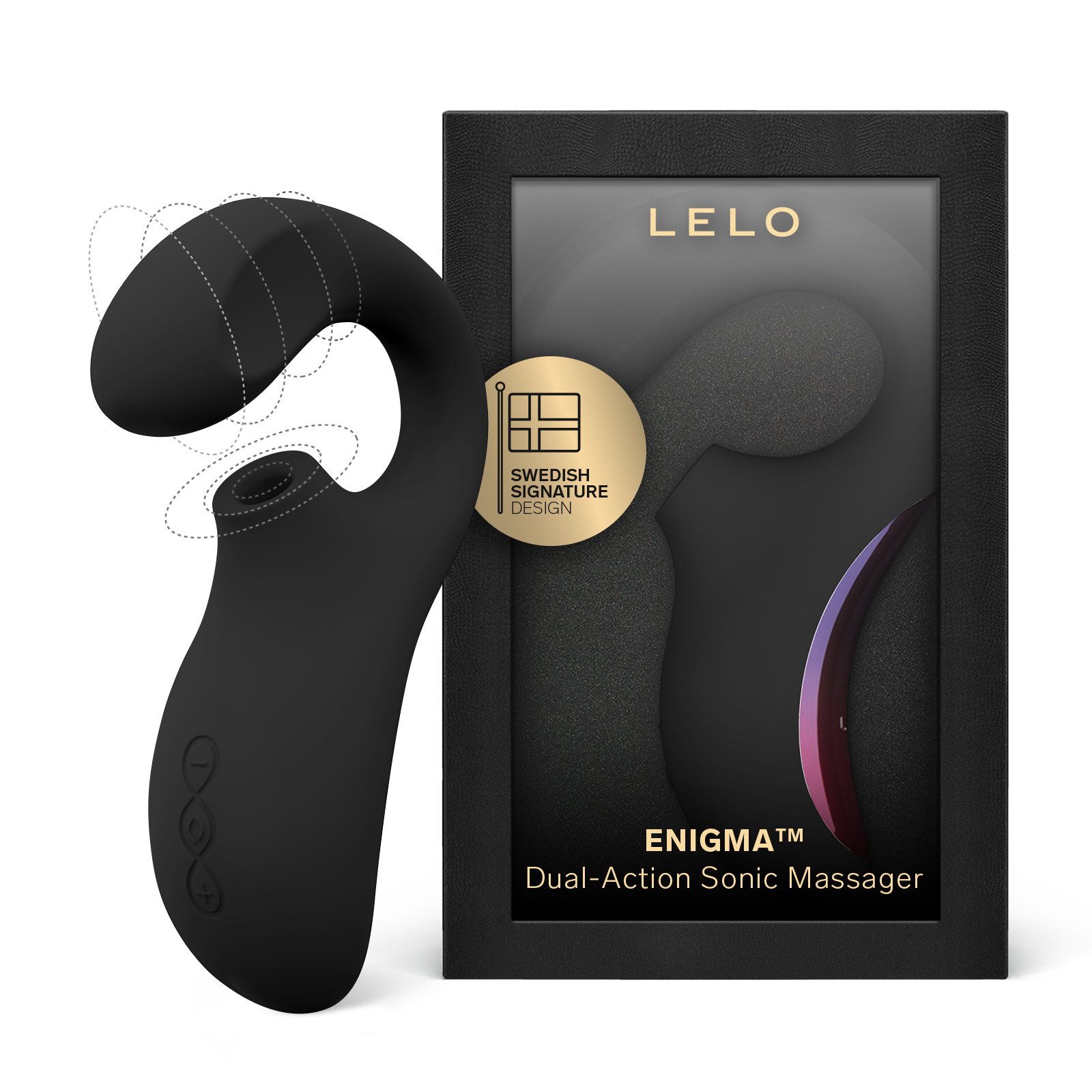 Sonic clitoral stimulator and G-spot vibrator LELO Noir