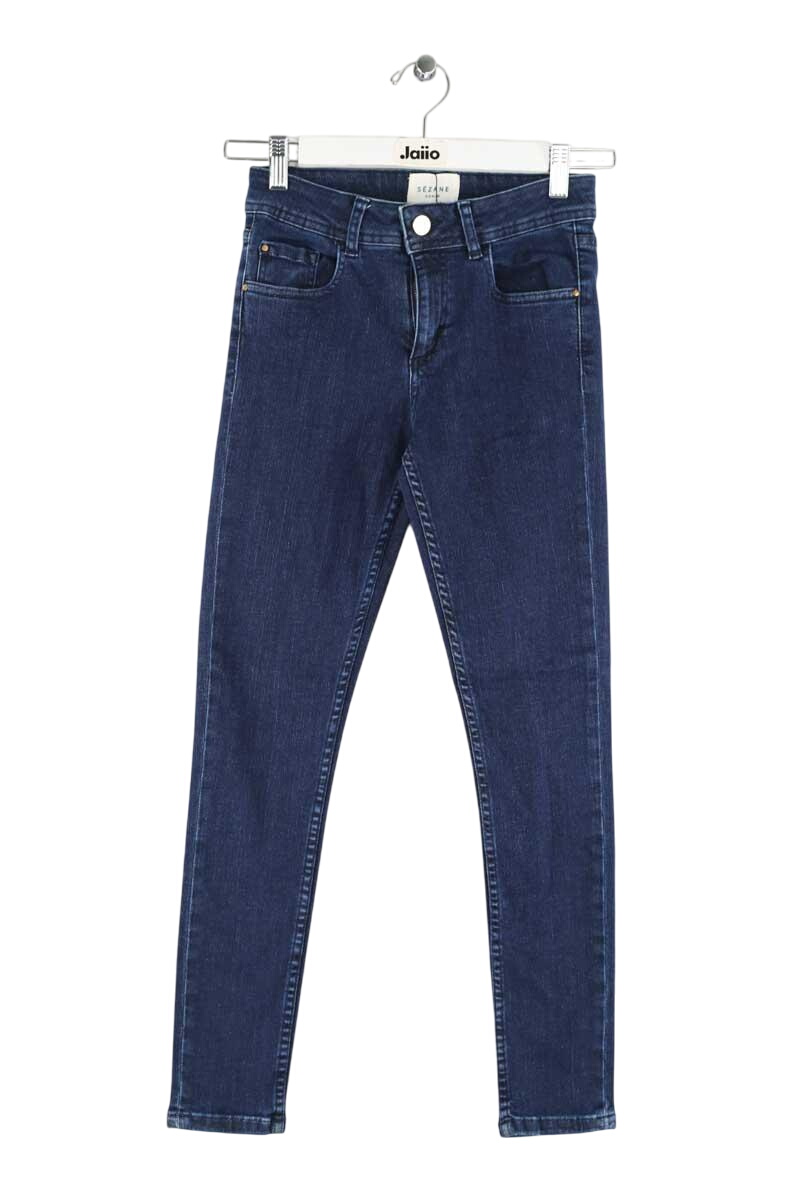 Cotton skinny jeans SEZANE - Seconde main Blue