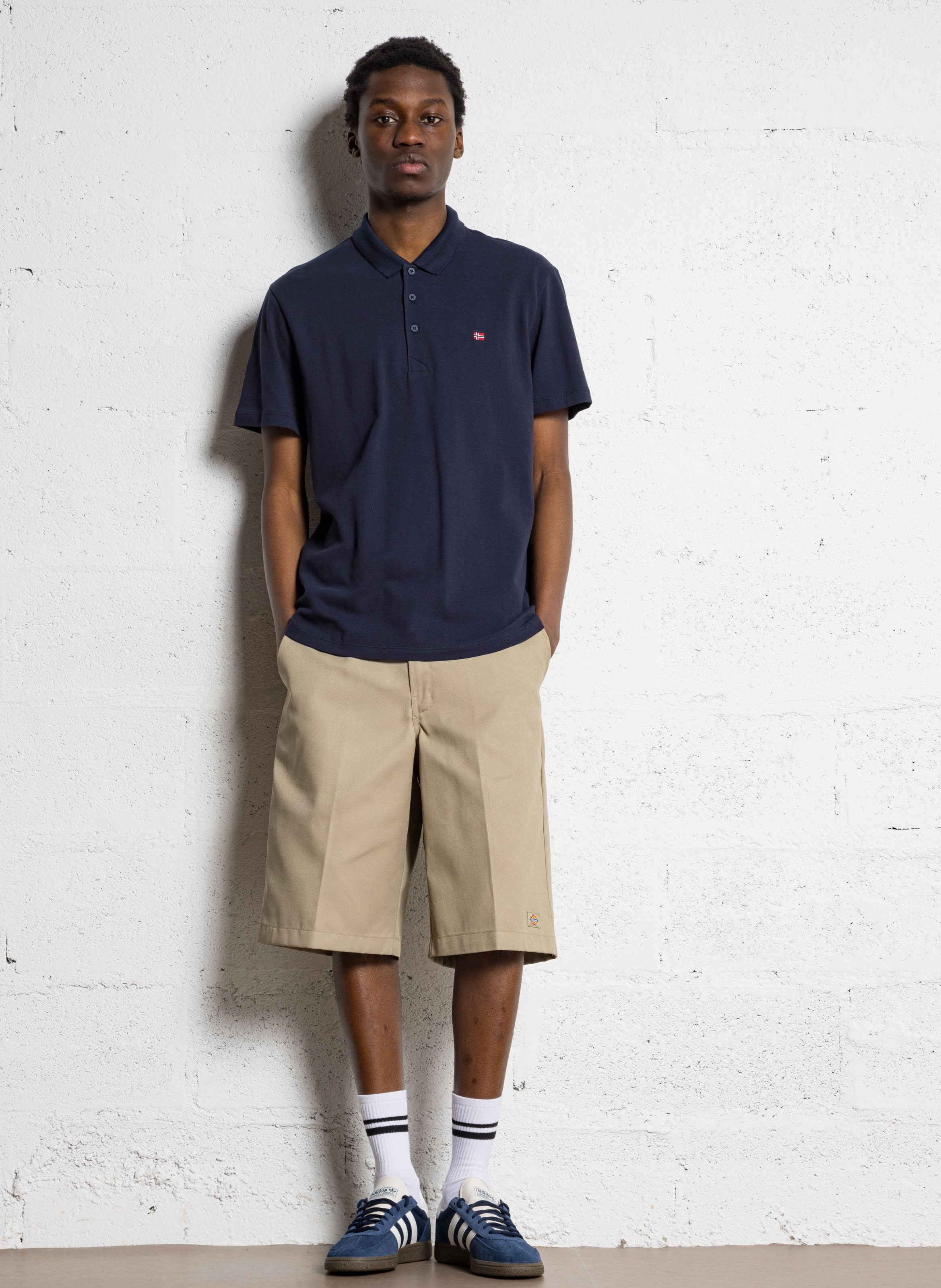 Polo en coton NAPAPIJRI Bleu