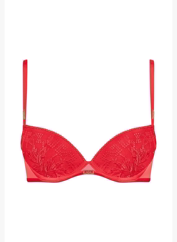 Push-up bra with molded cups | Red by AUBADE Push-up bra with molded cups Red