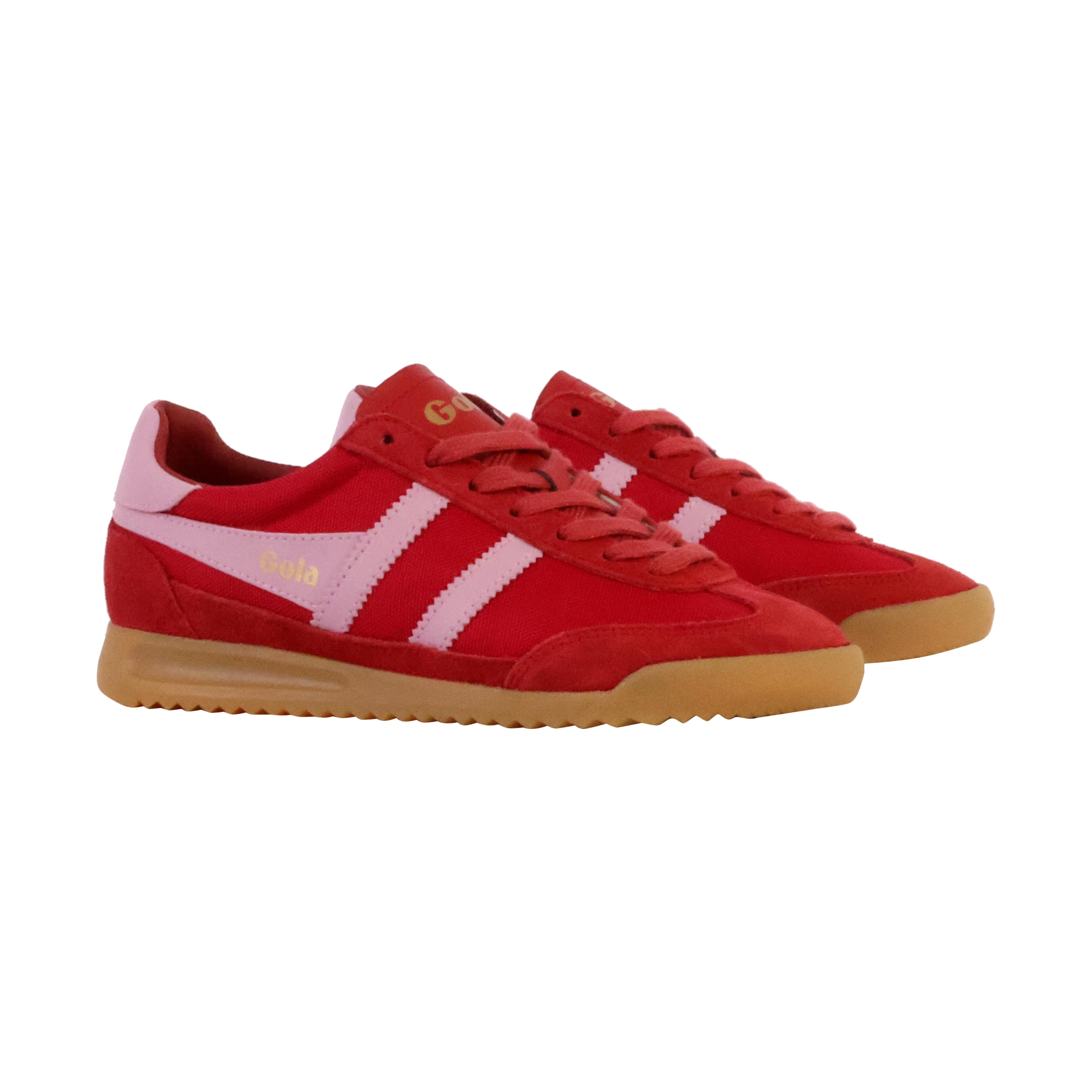 Leather sneakers tornado GOLA Red