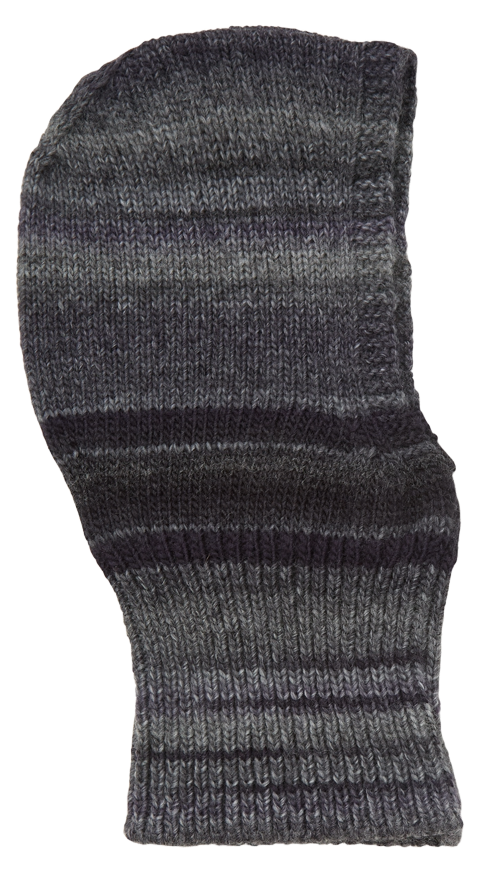 Kapuzenschal aus gestreifter Wollmischung BECKSONDERGAARD Schwarz