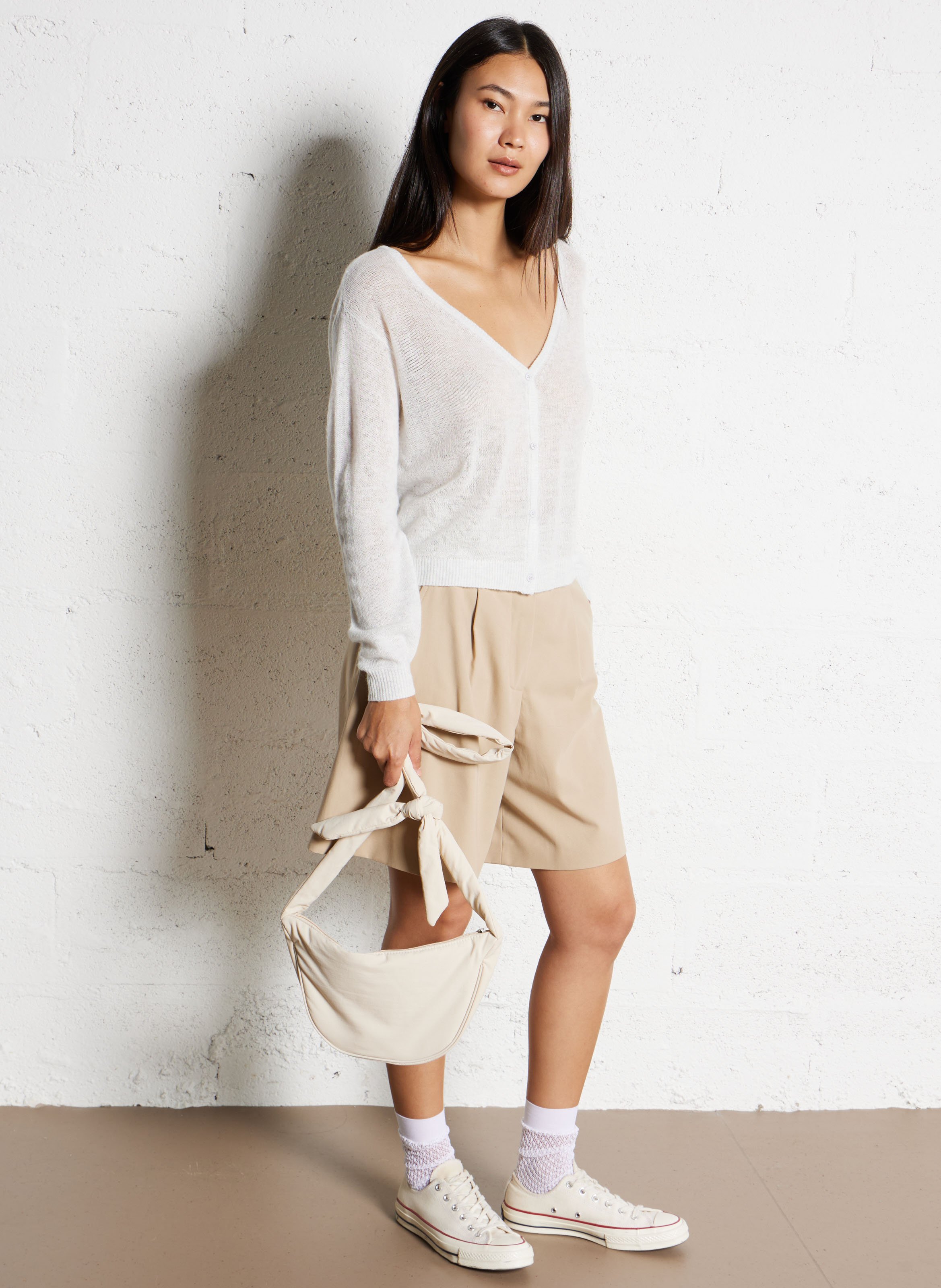 Baindeminuit shoulder bag PIECES Beige