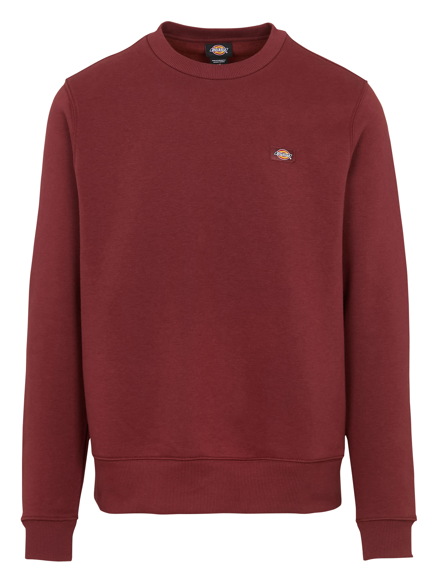 Rechte sweater met ronde hals | katoenblend DICKIES Rood