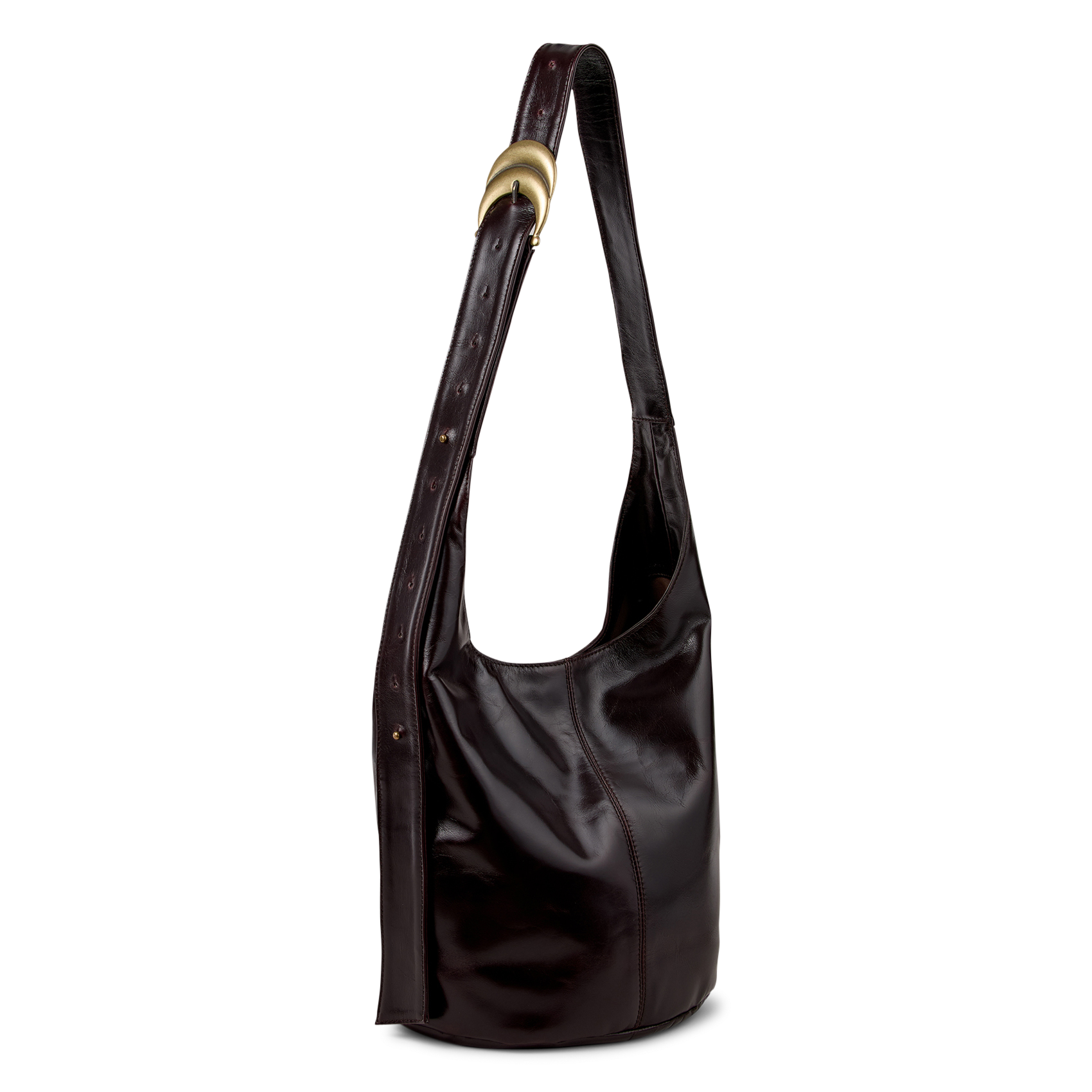 Leren clutch BA&SH Bruin