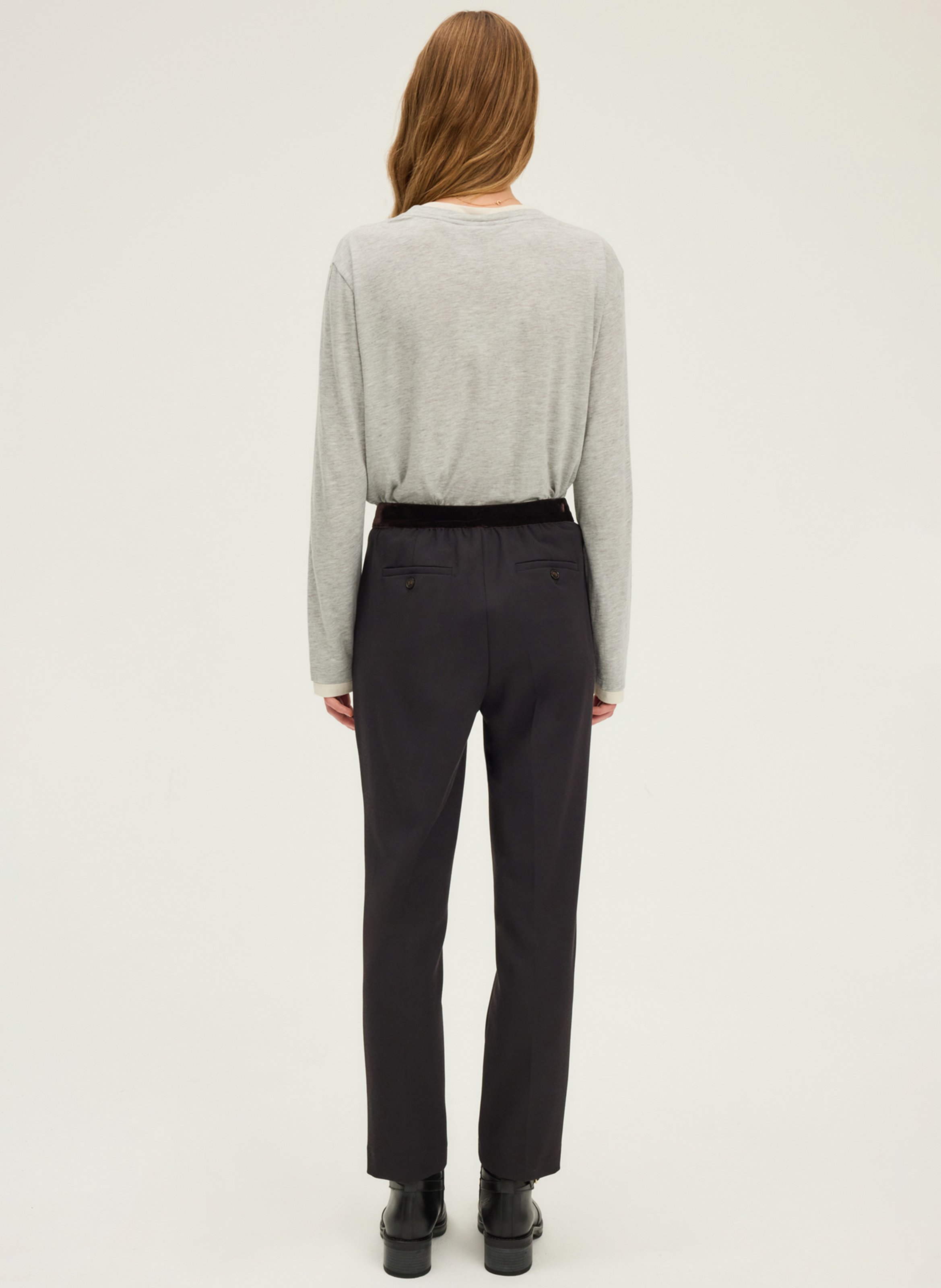 Carrot trousers PABLO Brown