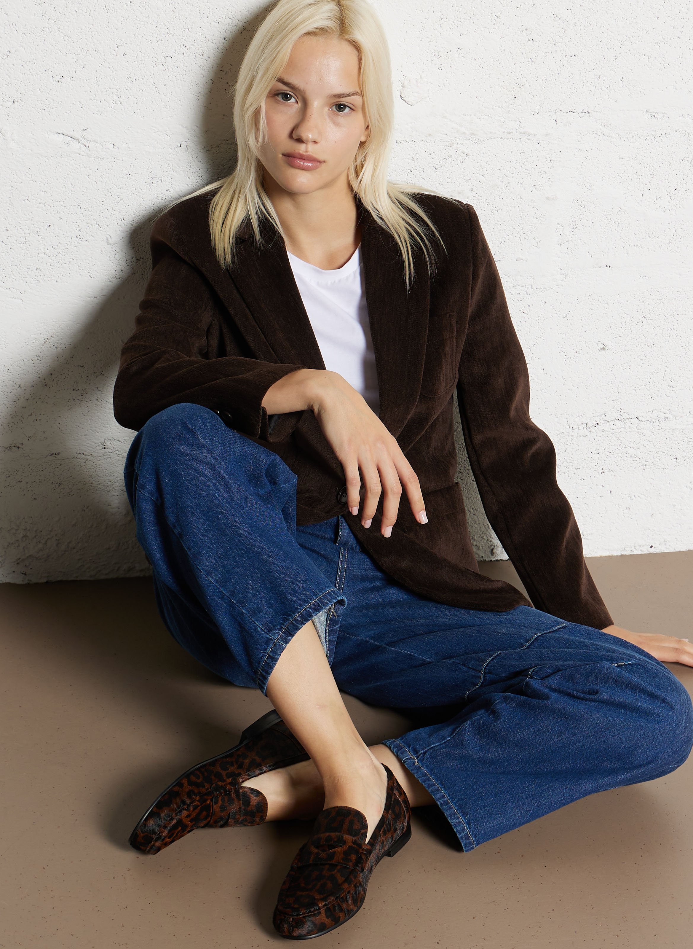 Mocassins imprimés en cuir  BIBI LOU Multicolore