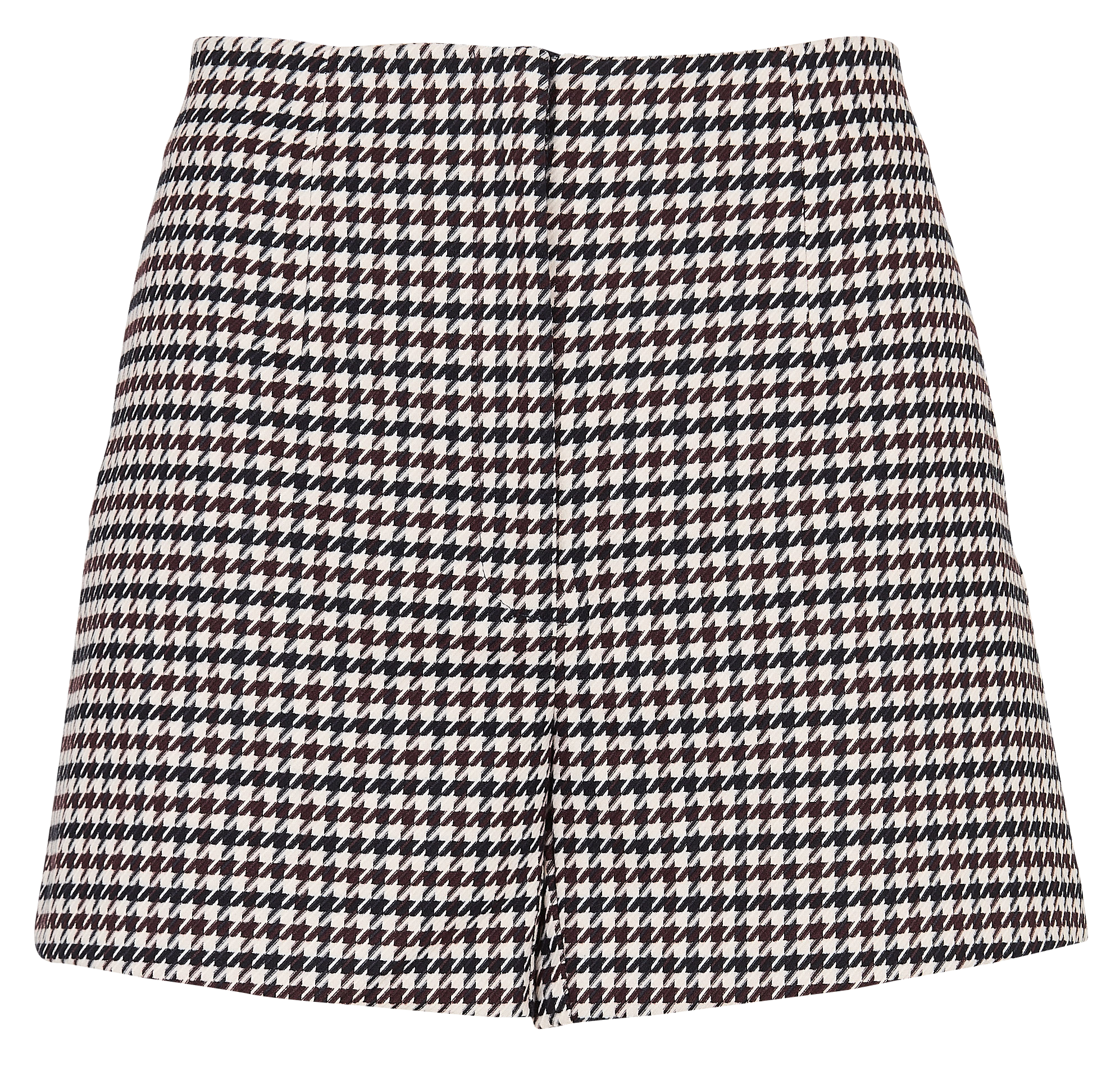 Short droit motif pied de poule KOOKAI Bleu