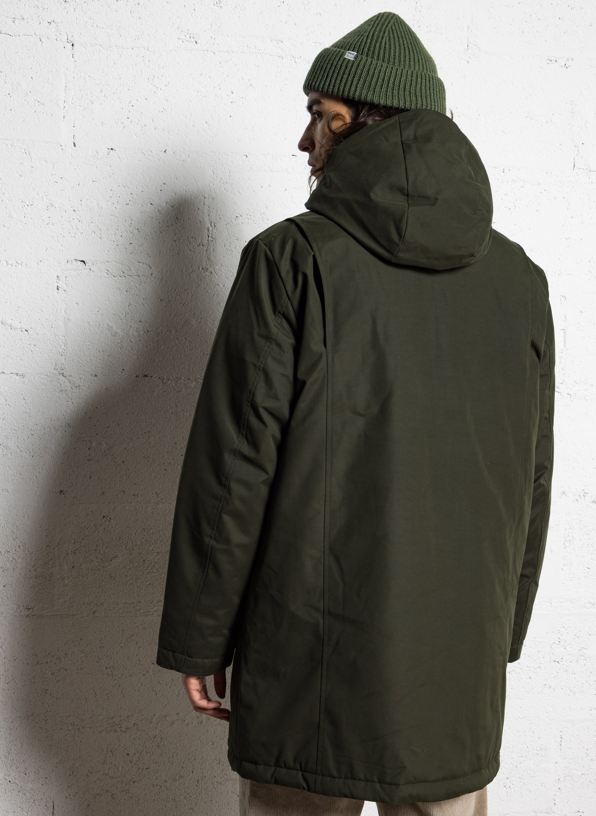 Manteau col montant MINIMUM Vert